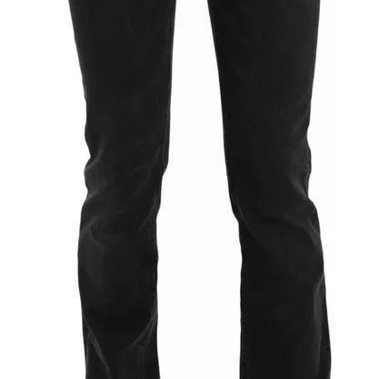 Dolce & Gabbana Black Slim Fit Cotton Jeans D&G Pants