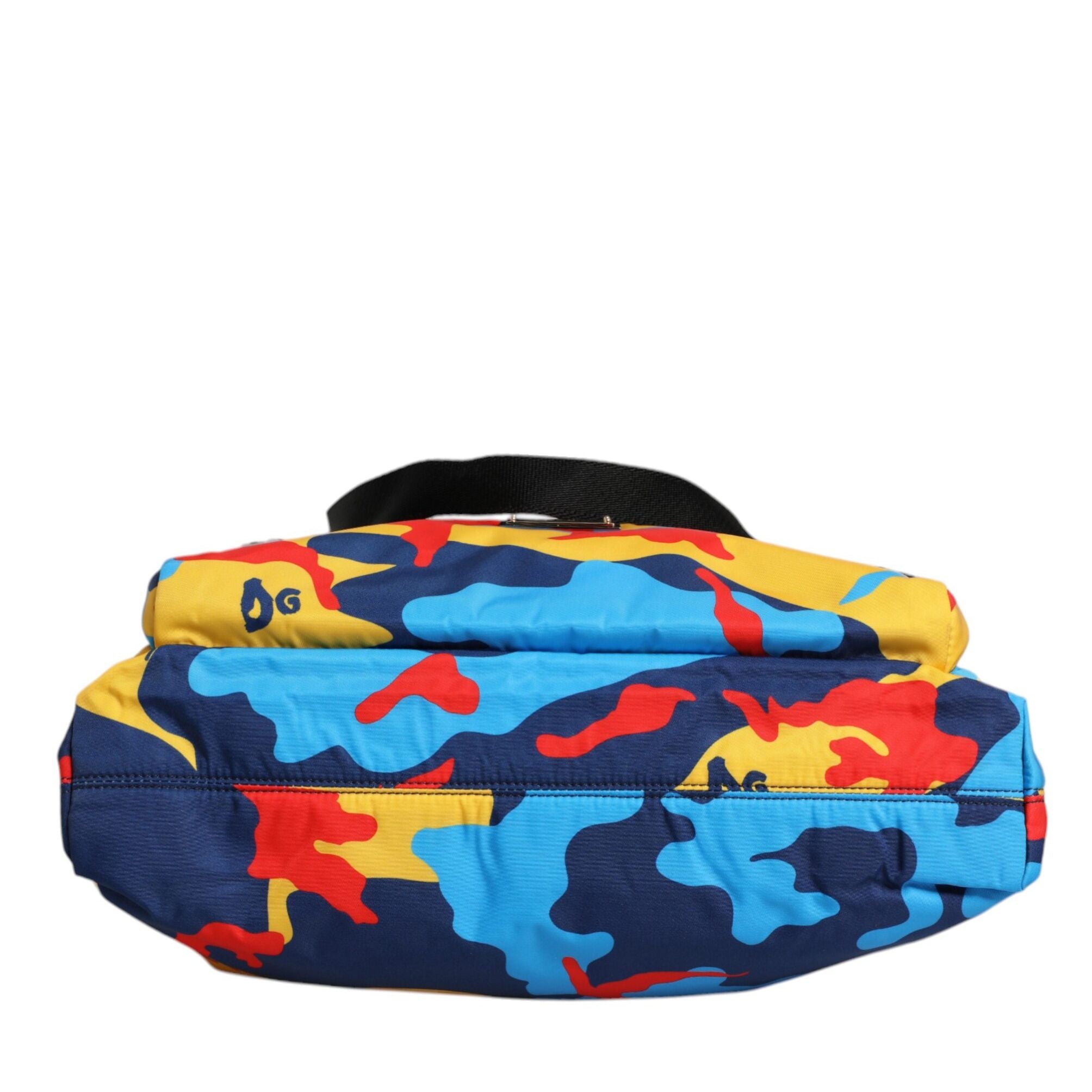 Dolce & Gabbana Multicolor Camouflage Nylon Shopping Tote Bag