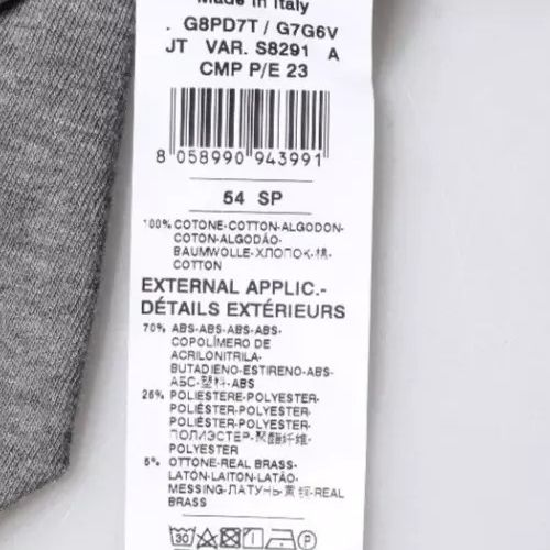 Dolce & Gabbana Gray Logo Crew Neck Short Sleeves T-shirt