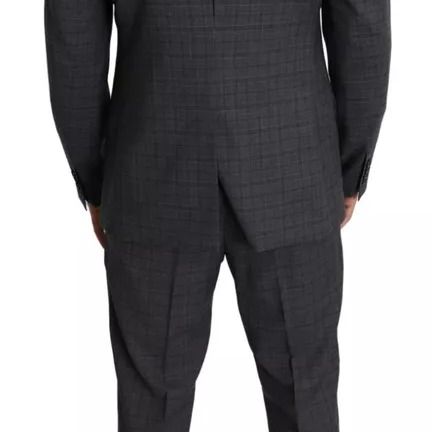 Dolce & Gabbana Gray Wool Men Formal 2 Piece MARTINI Suit