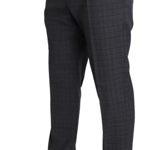 Dolce & Gabbana Gray Wool Men Formal 2 Piece MARTINI Suit
