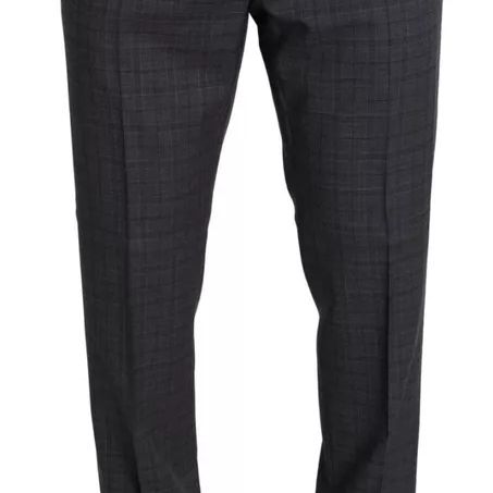 Dolce & Gabbana Gray Wool Men Formal 2 Piece MARTINI Suit