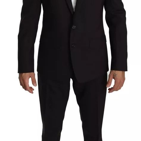 Dolce & Gabbana Purple MARTINI Wool Stretch 2 Piece Suit