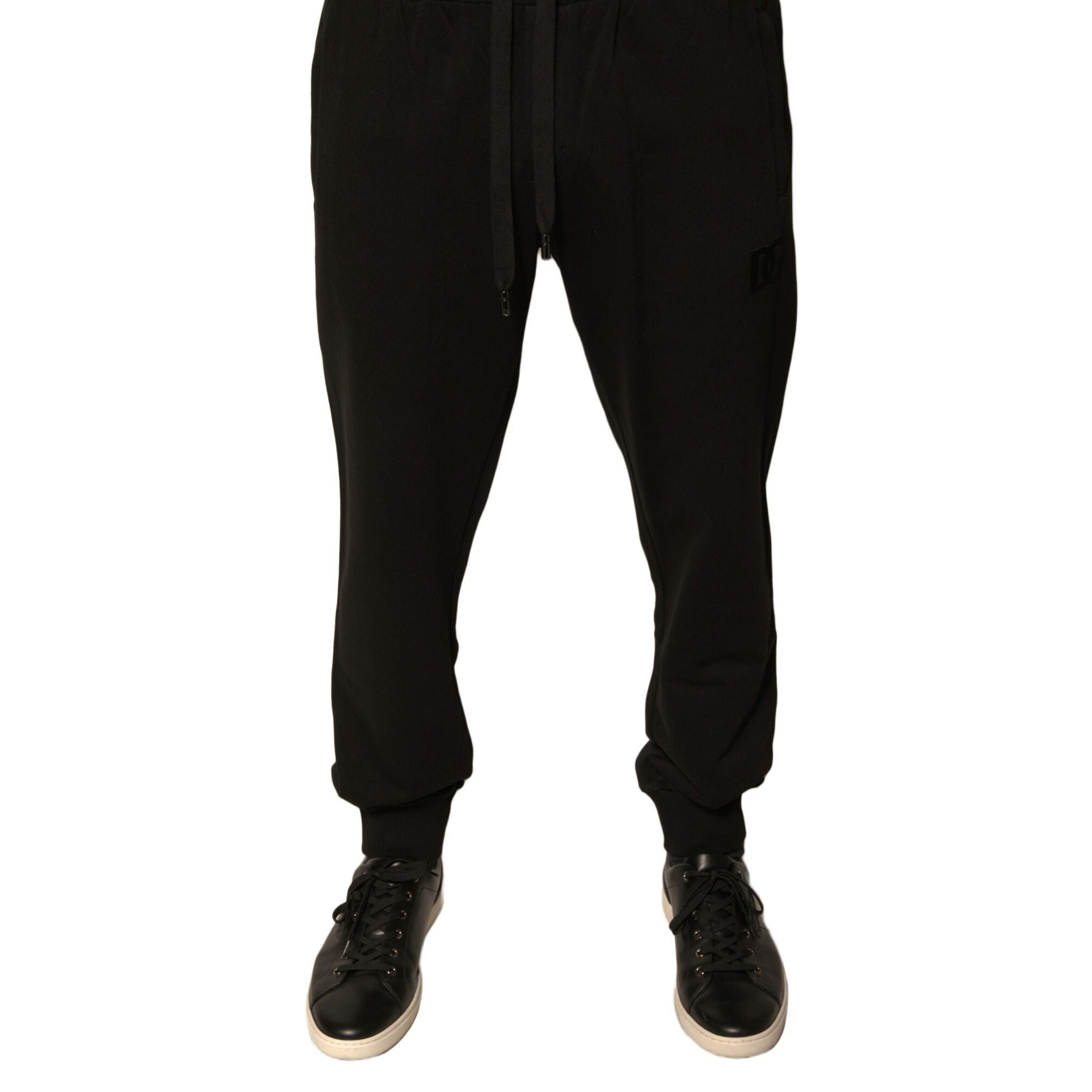 Dolce & Gabbana Black Cotton Jogger Men Sweatpants Pants