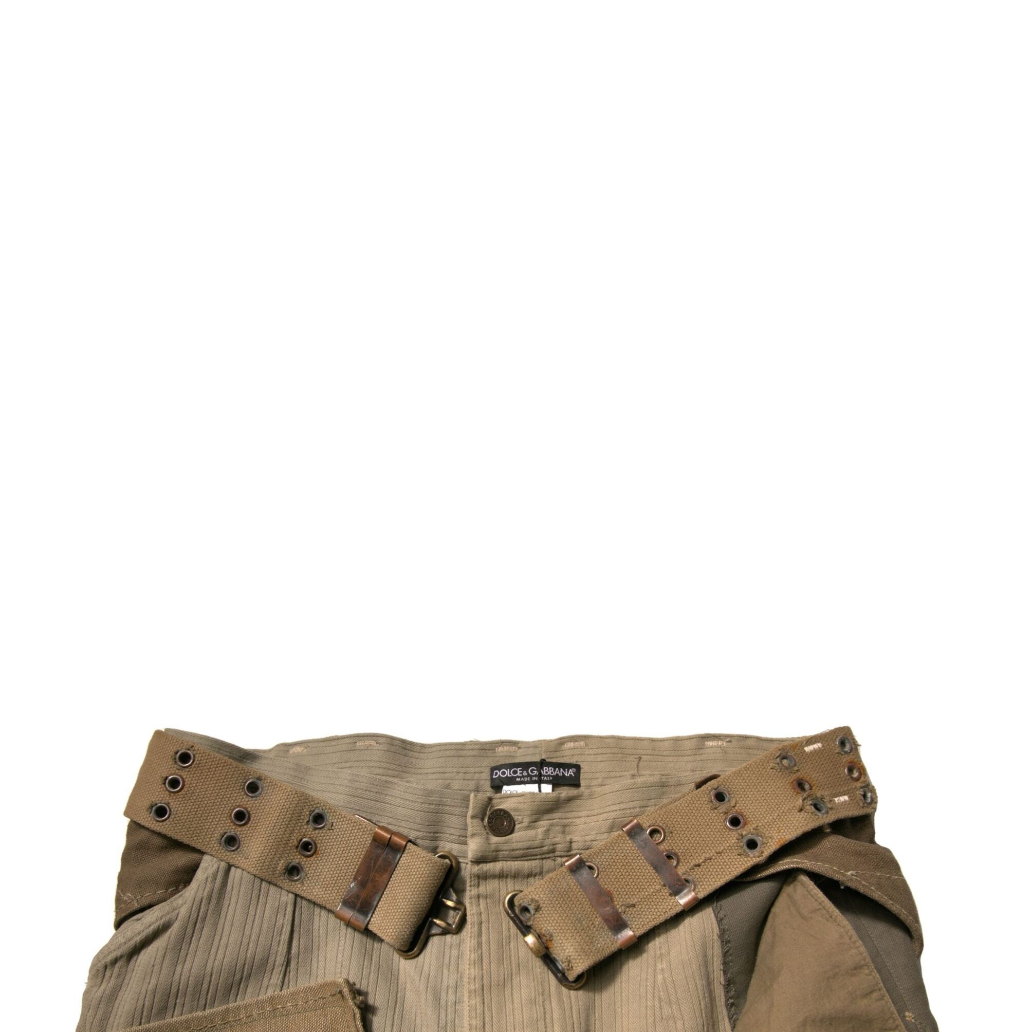 Dolce & Gabbana Multicolor Reconstructed Flight Cargo Pants