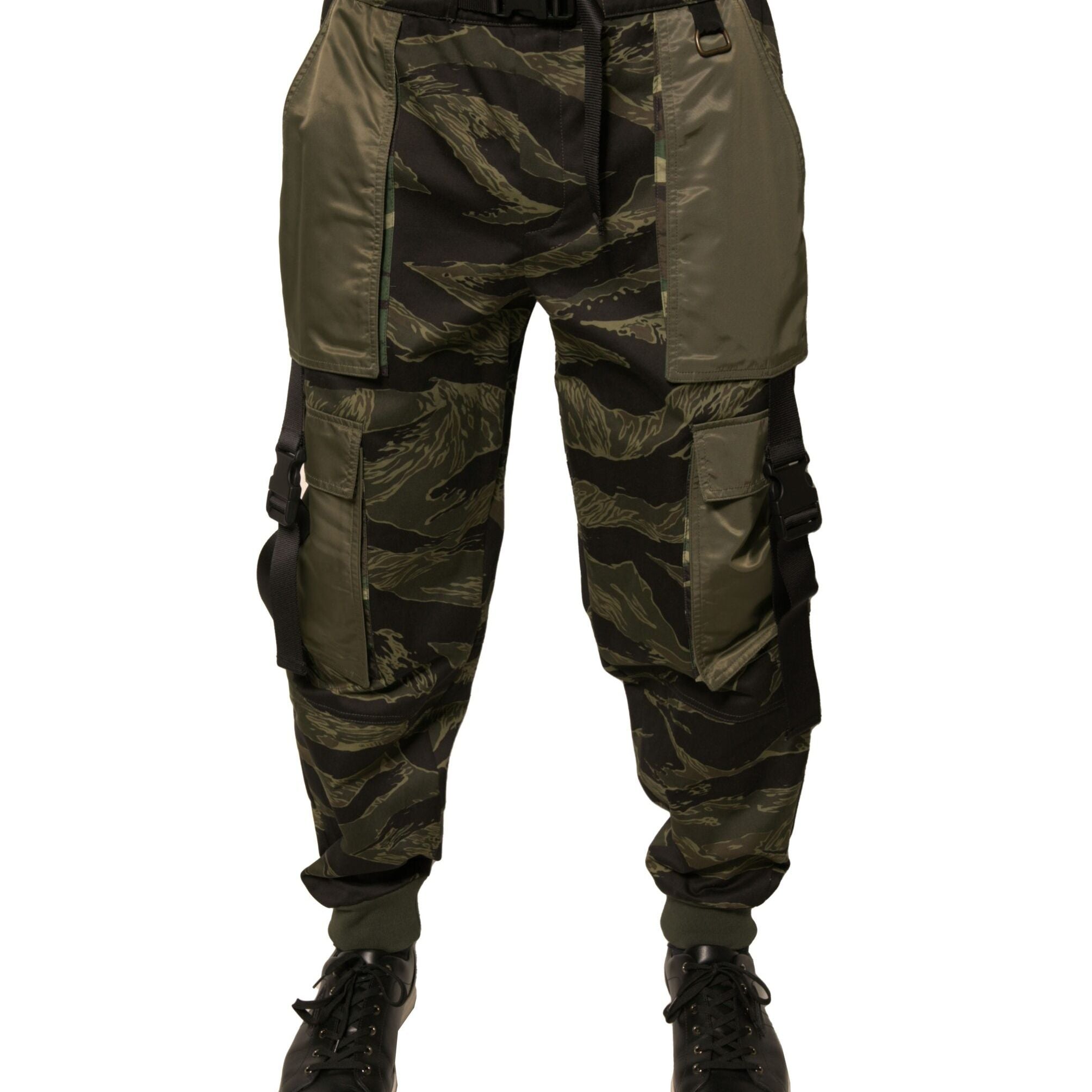 Dolce & Gabbana Green Cotton Jogger Cargo Pants