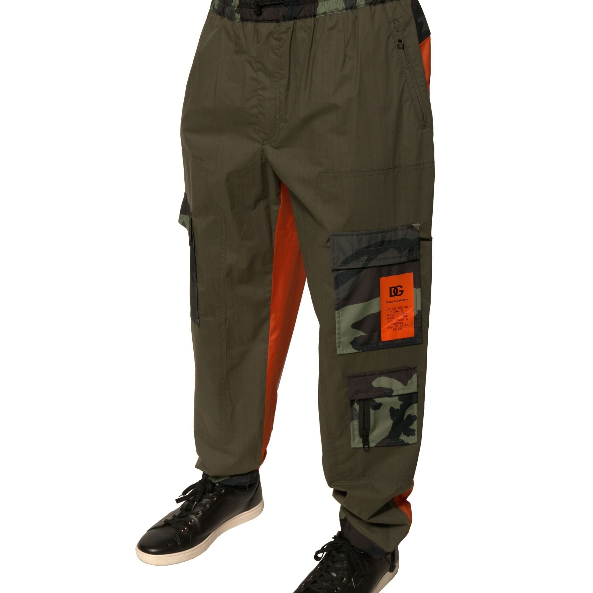 Dolce & Gabbana Multicolor Camouflage Jogger Cargo Pants