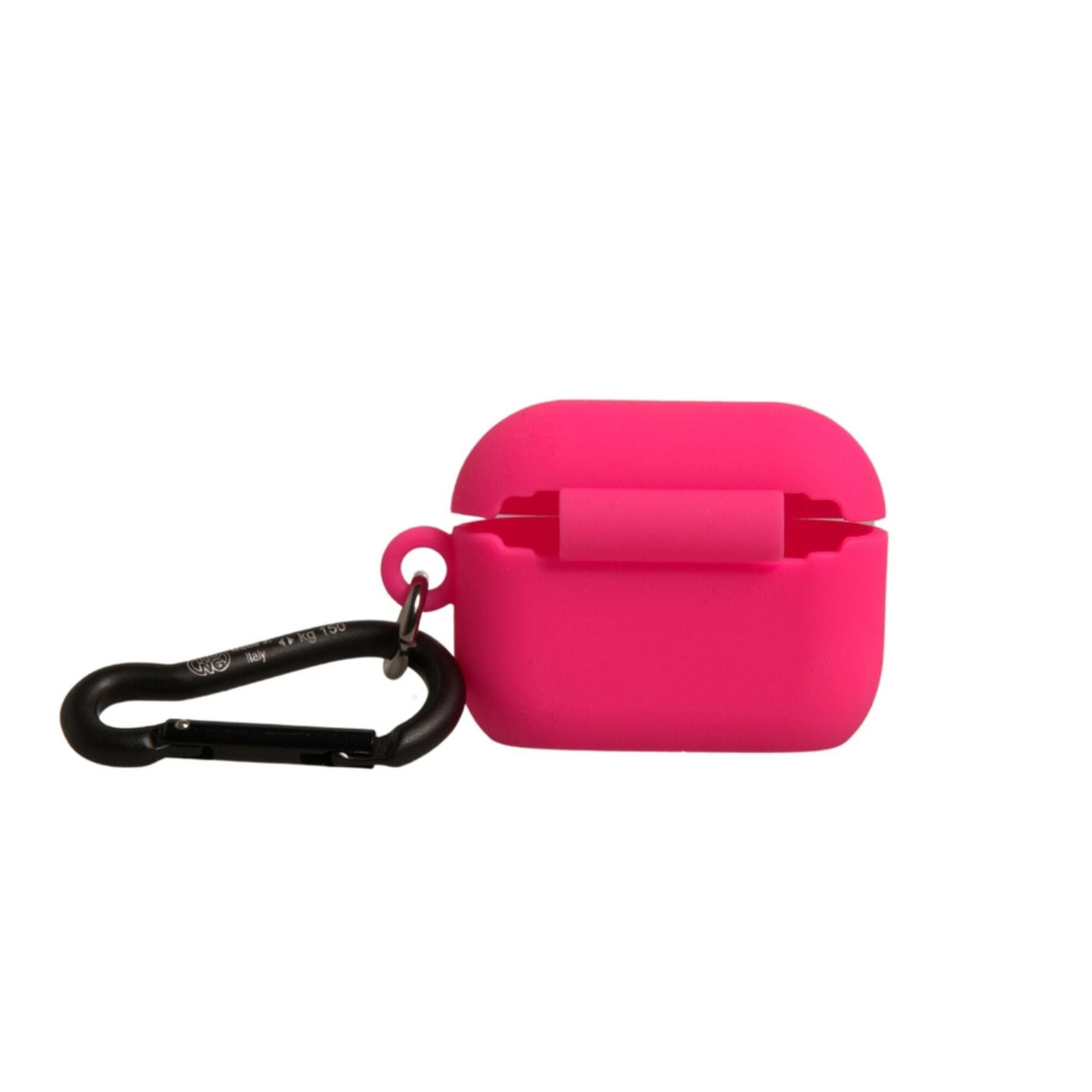 Dolce & Gabbana Pink Silicone Rubber Logo Embossed Airpods Case