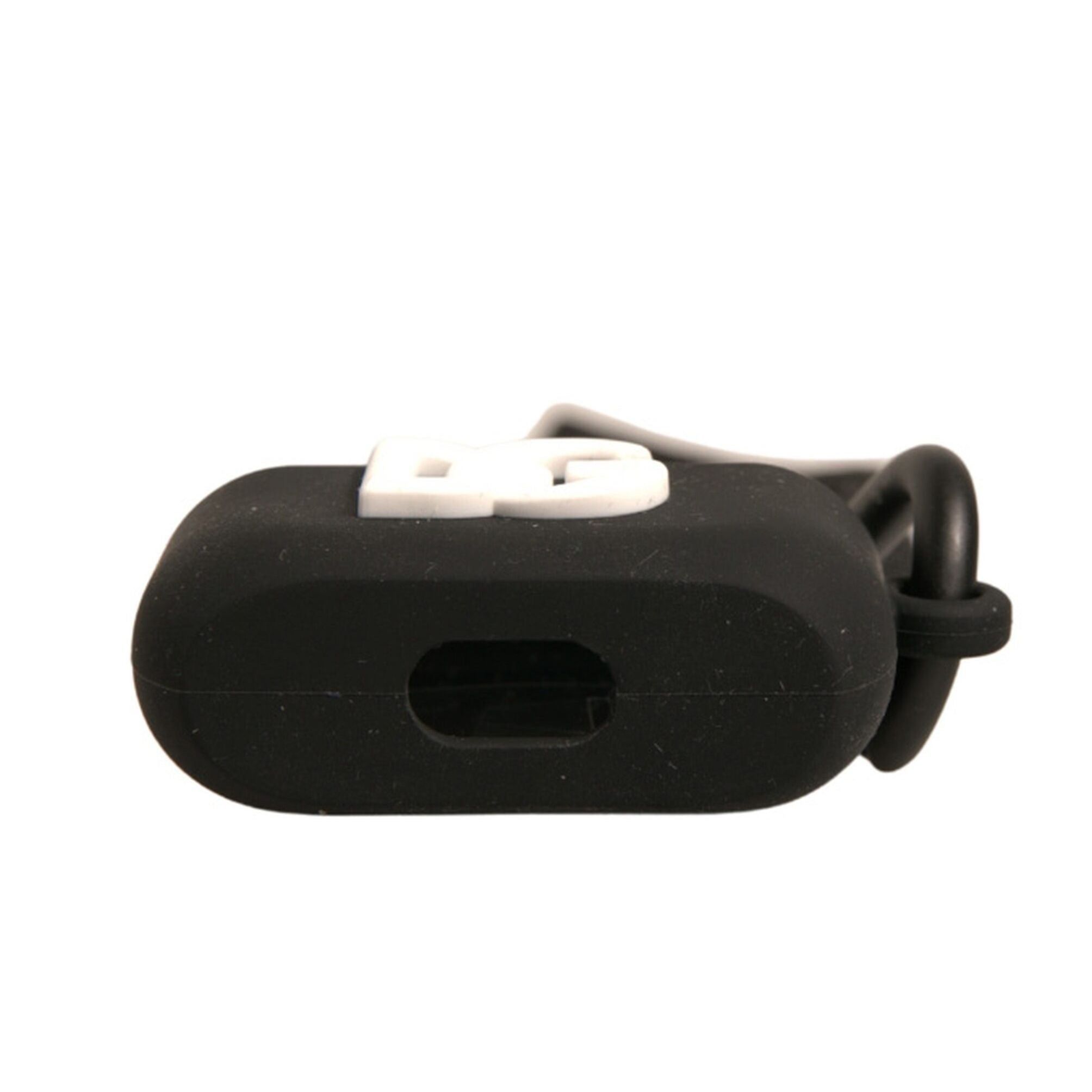 Dolce & Gabbana Black Silicone Rubber Logo Embossed Airpods Case