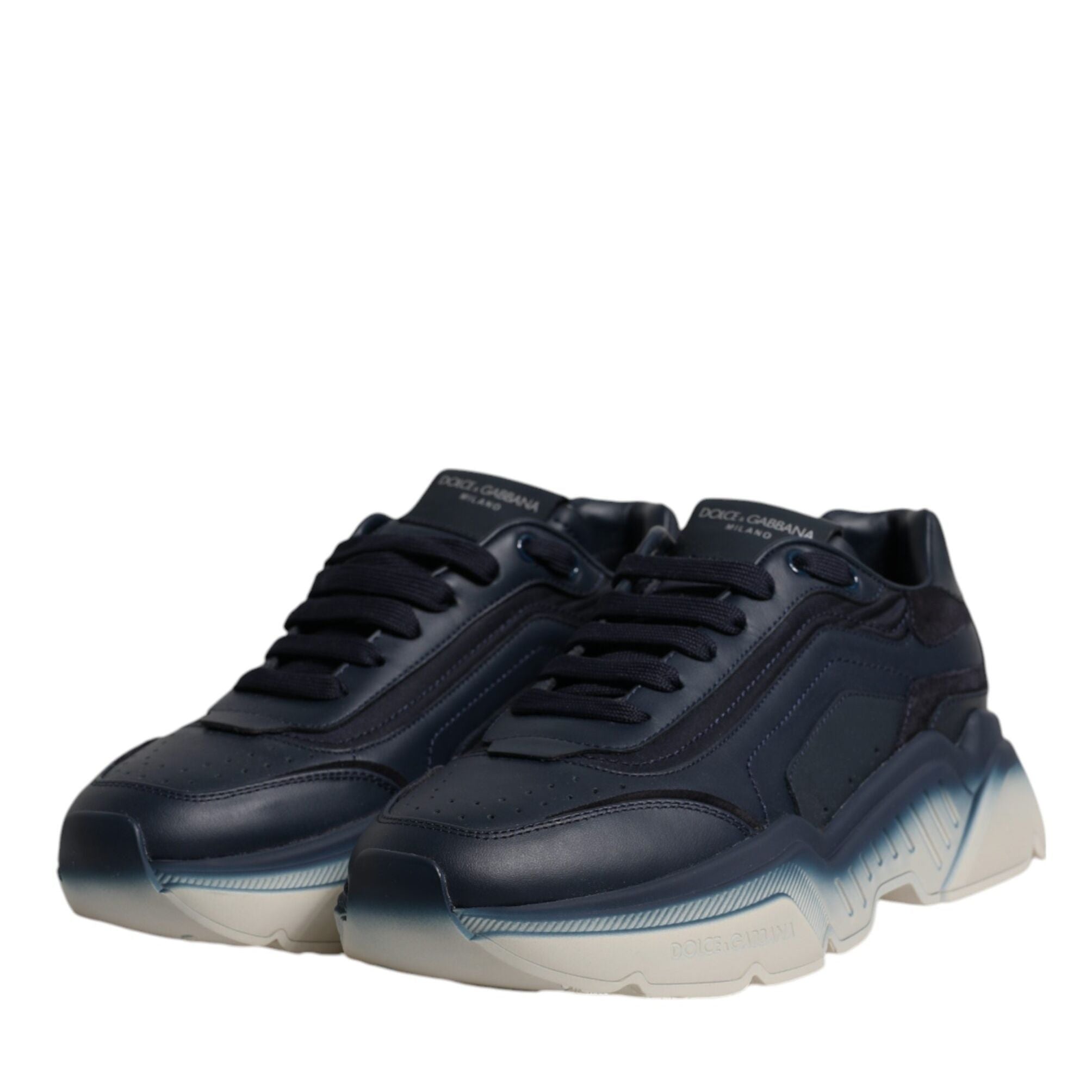 Dolce & Gabbana Navy Blue Daymaster Low Top Men Sneakers Shoes