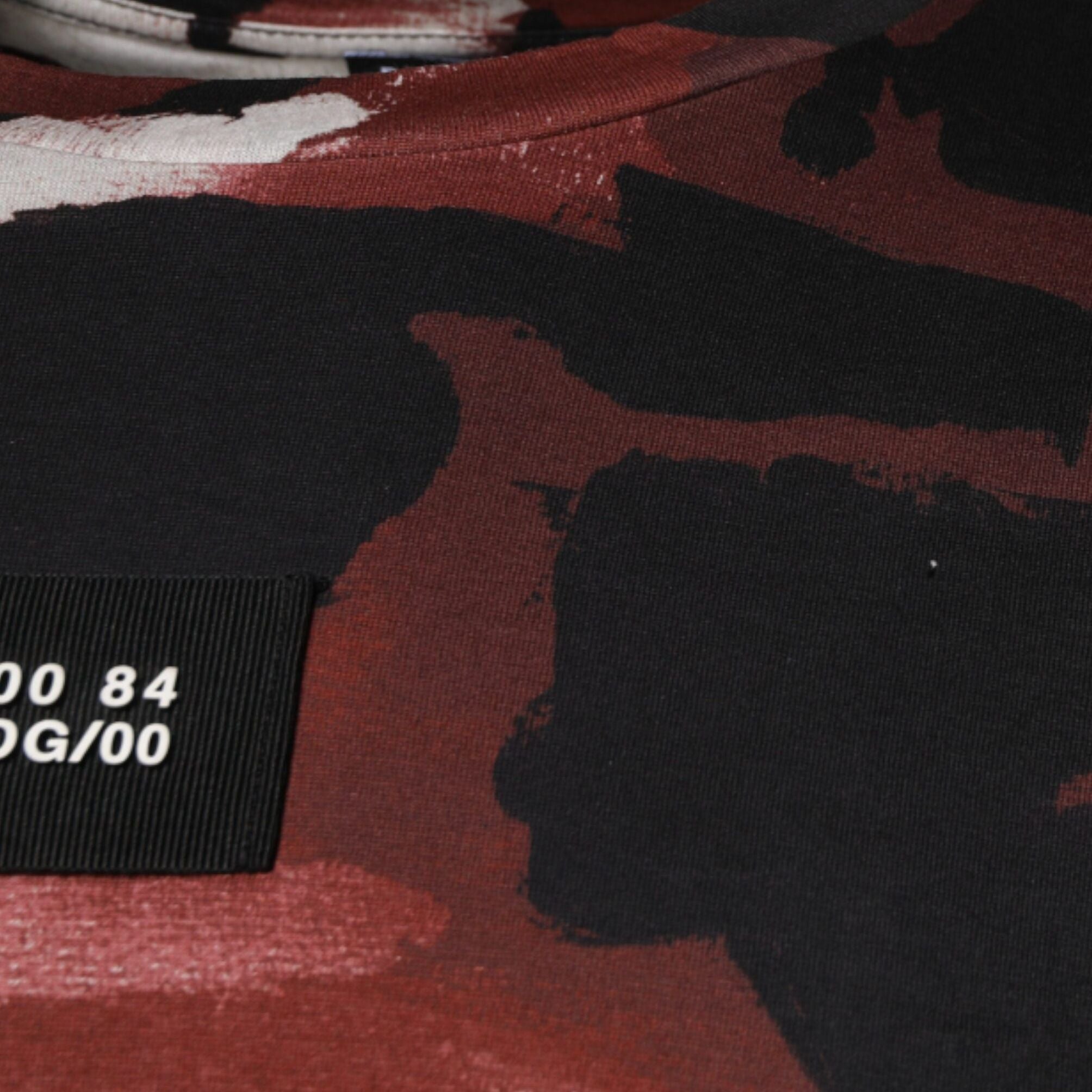 Dolce & Gabbana Multicolor Camouflage Crew Neck T-shirt