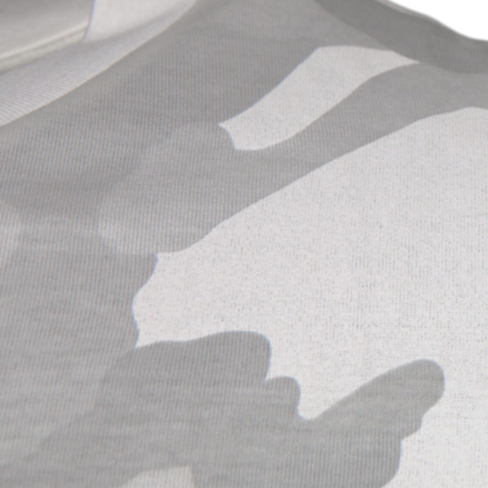 Dolce & Gabbana White Gray Camouflage Cotton Crew Neck T-shirt