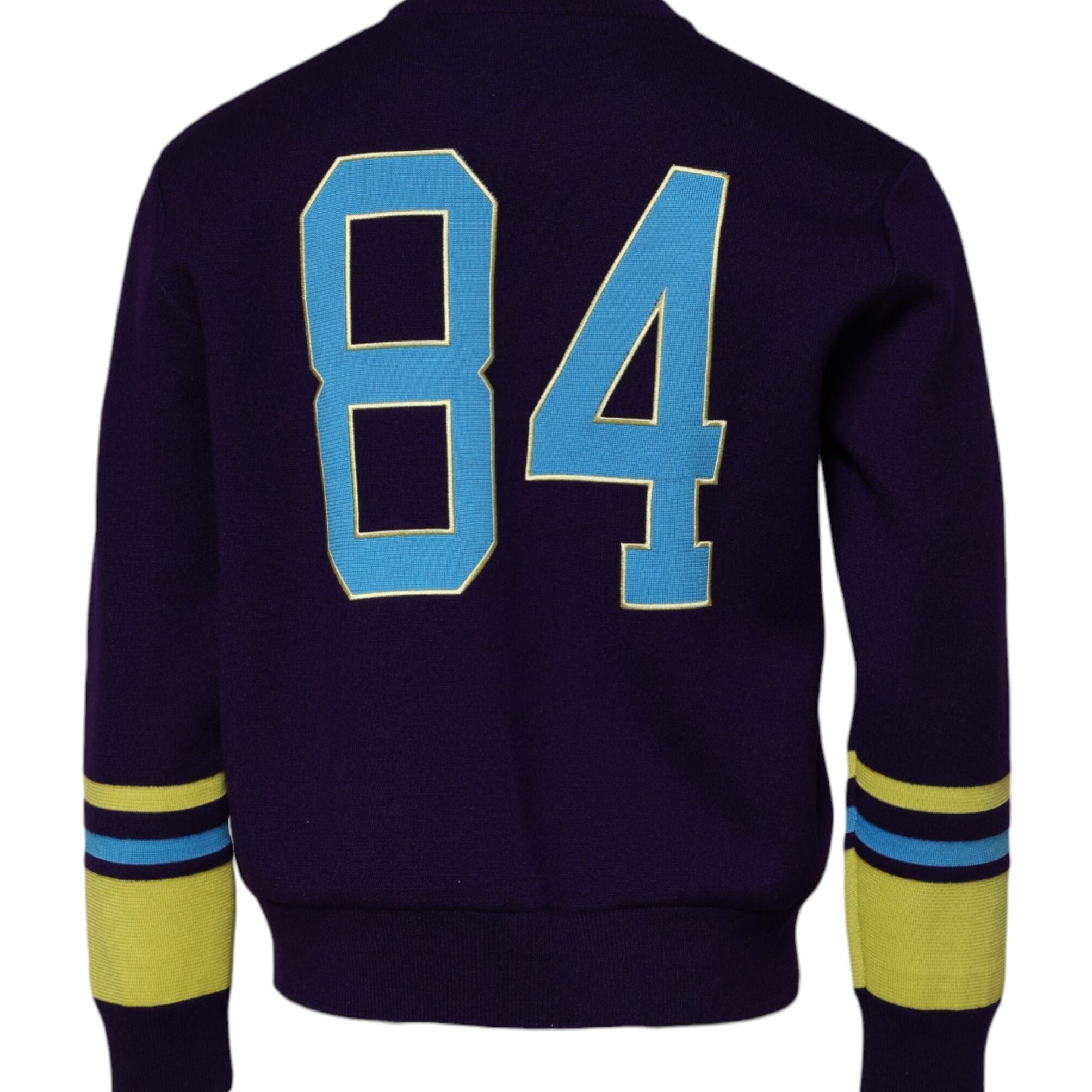 Dolce & Gabbana Blue 1984 Milano CrewNeck Sweatshirt Sweater