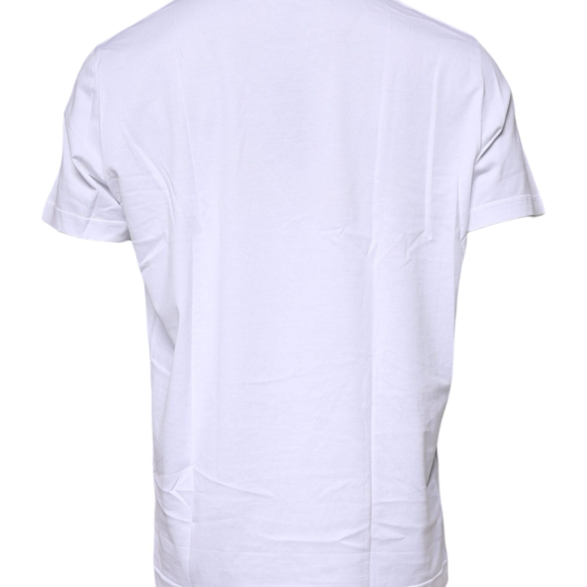 Dolce & Gabbana White Sacred Heart Short Sleeve T-shirt