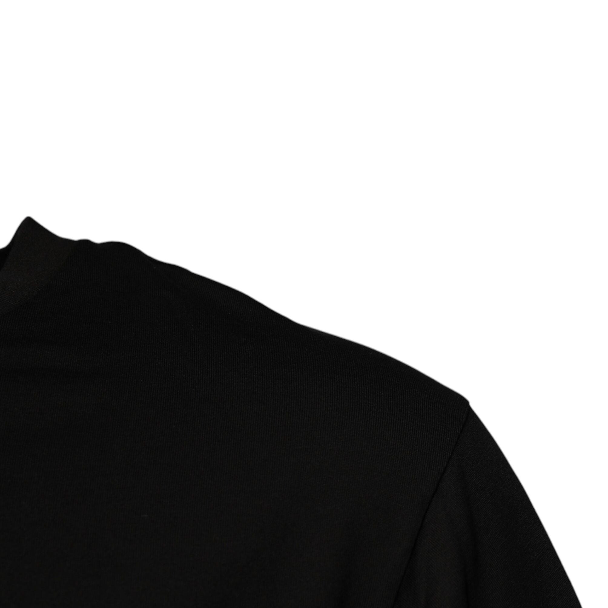 Dolce & Gabbana Black DG Logo Cotton Crew Neck T-shirt