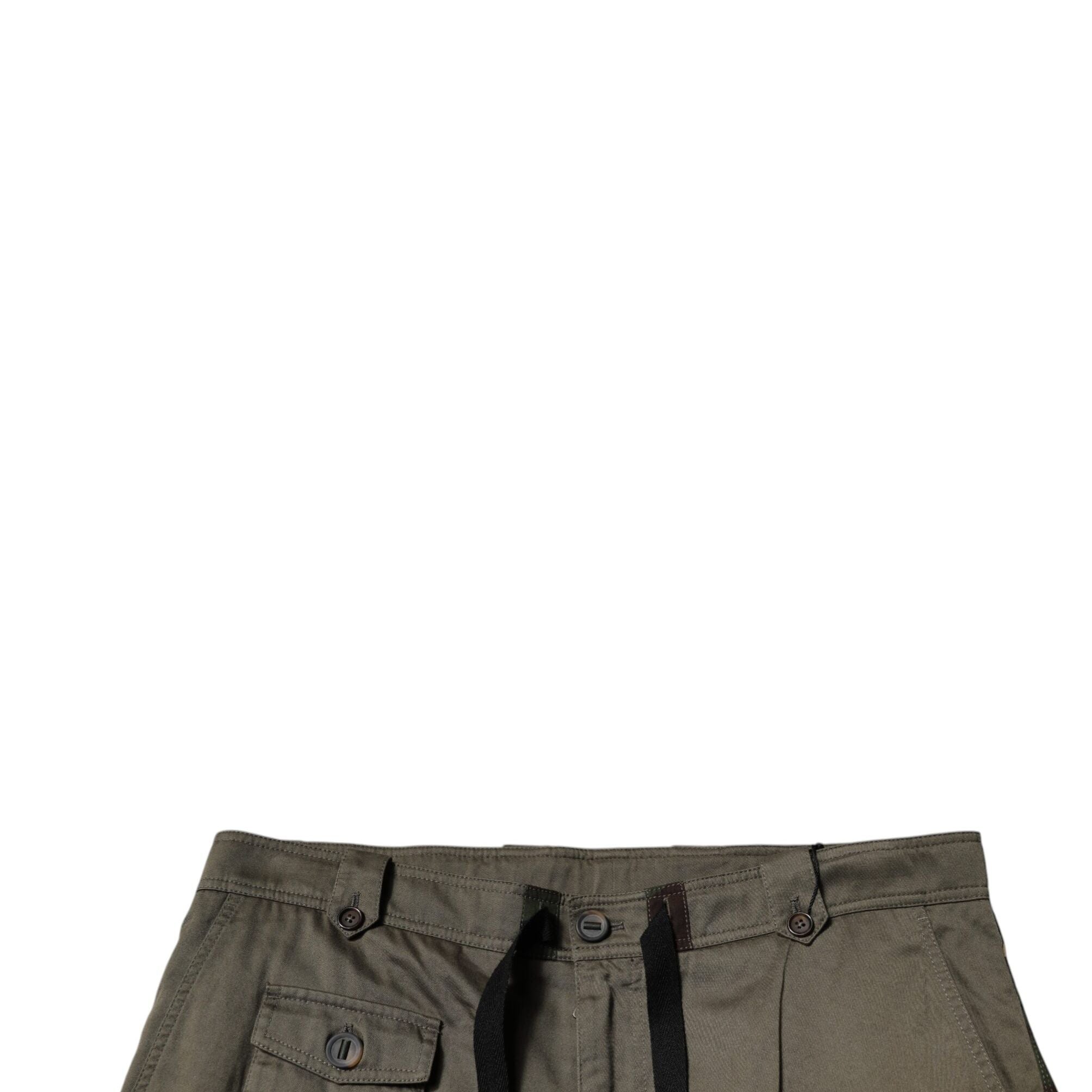 Dolce & Gabbana Multicolor Patchwork Camouflage Cargo Pants