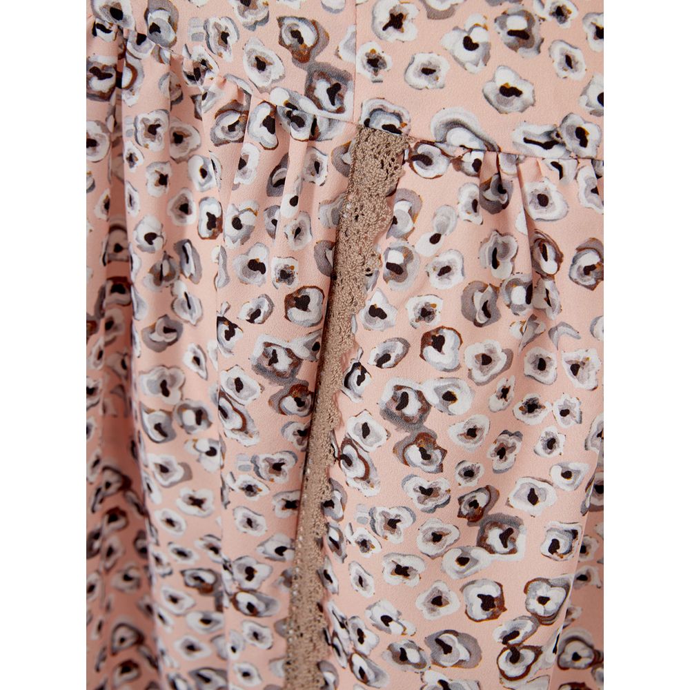 Lardini Pink Acetate Casual Dress