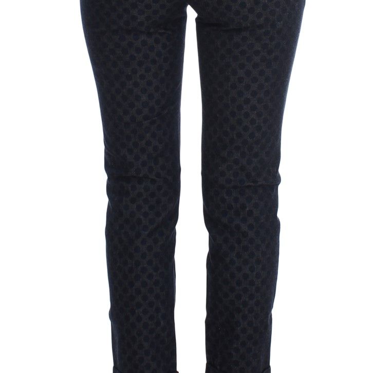Dolce & Gabbana Polka Dotted Slim Capris Jeans