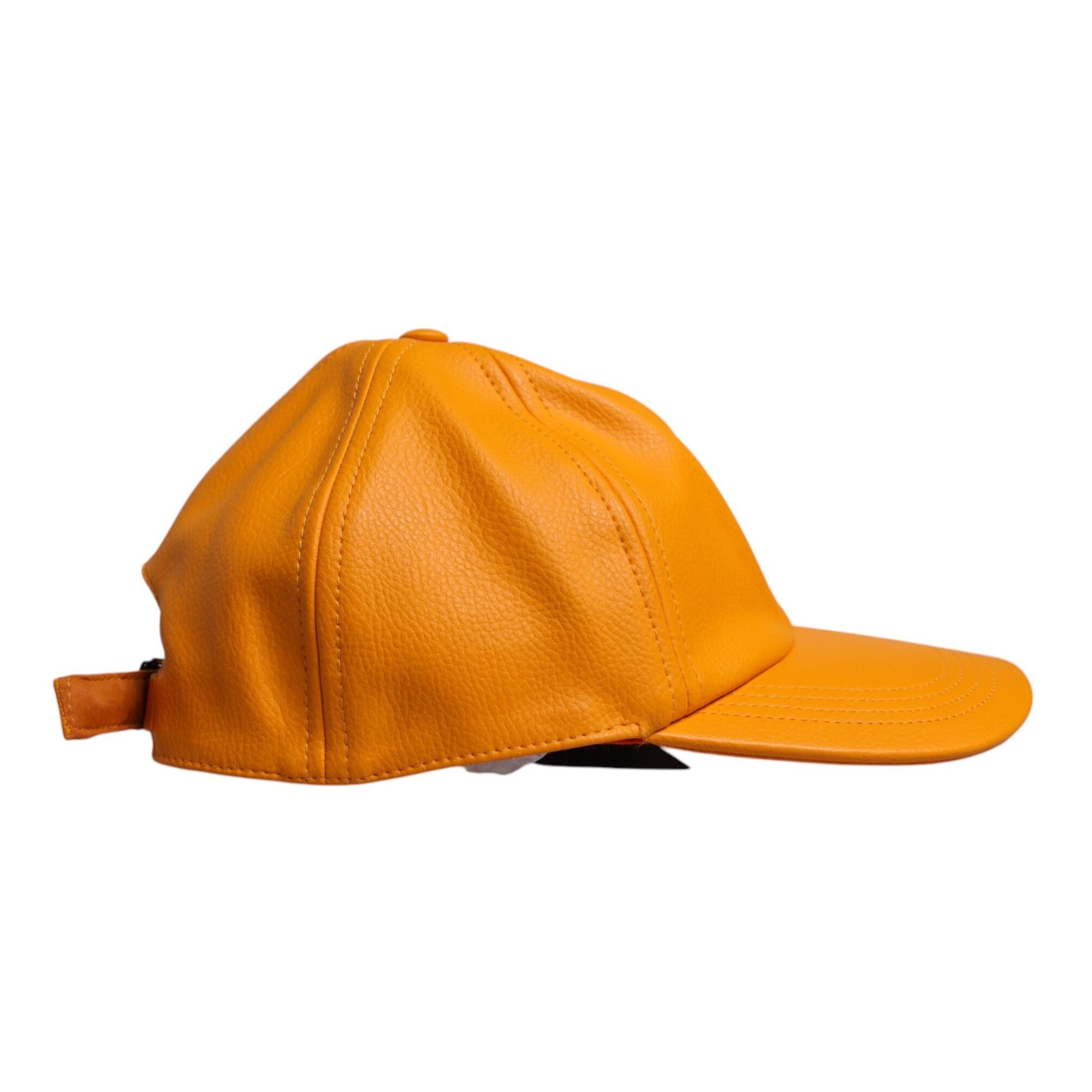 Dolce & Gabbana Orange Cotton 6 Panels Baseball Cap