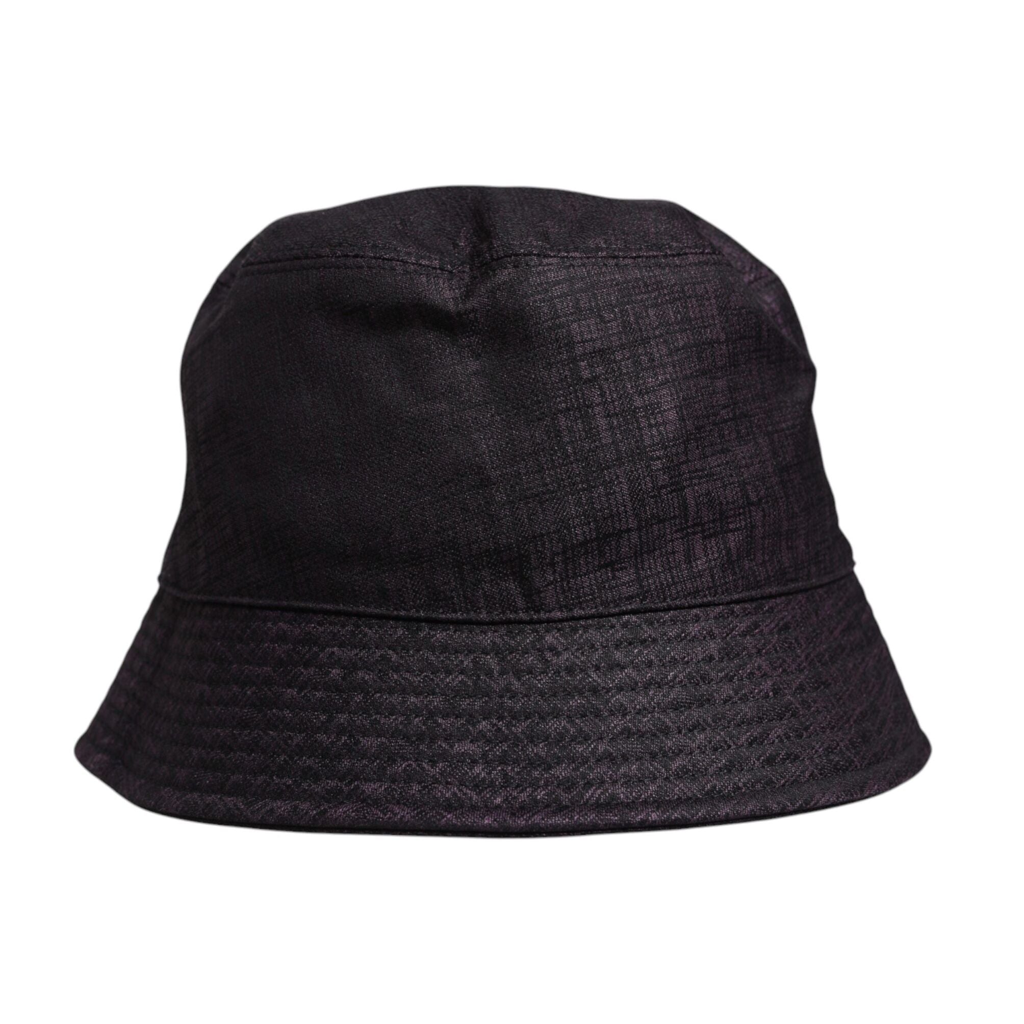 Dolce & Gabbana Black Wide Brim Nylon Bucket Hat