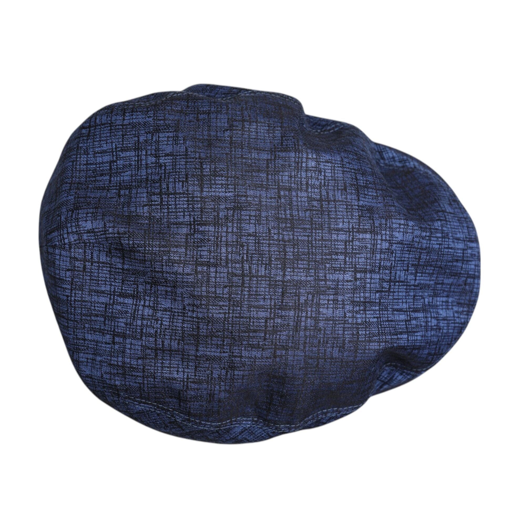 Dolce & Gabbana Blue Cotton Stretch Newsboy Hat