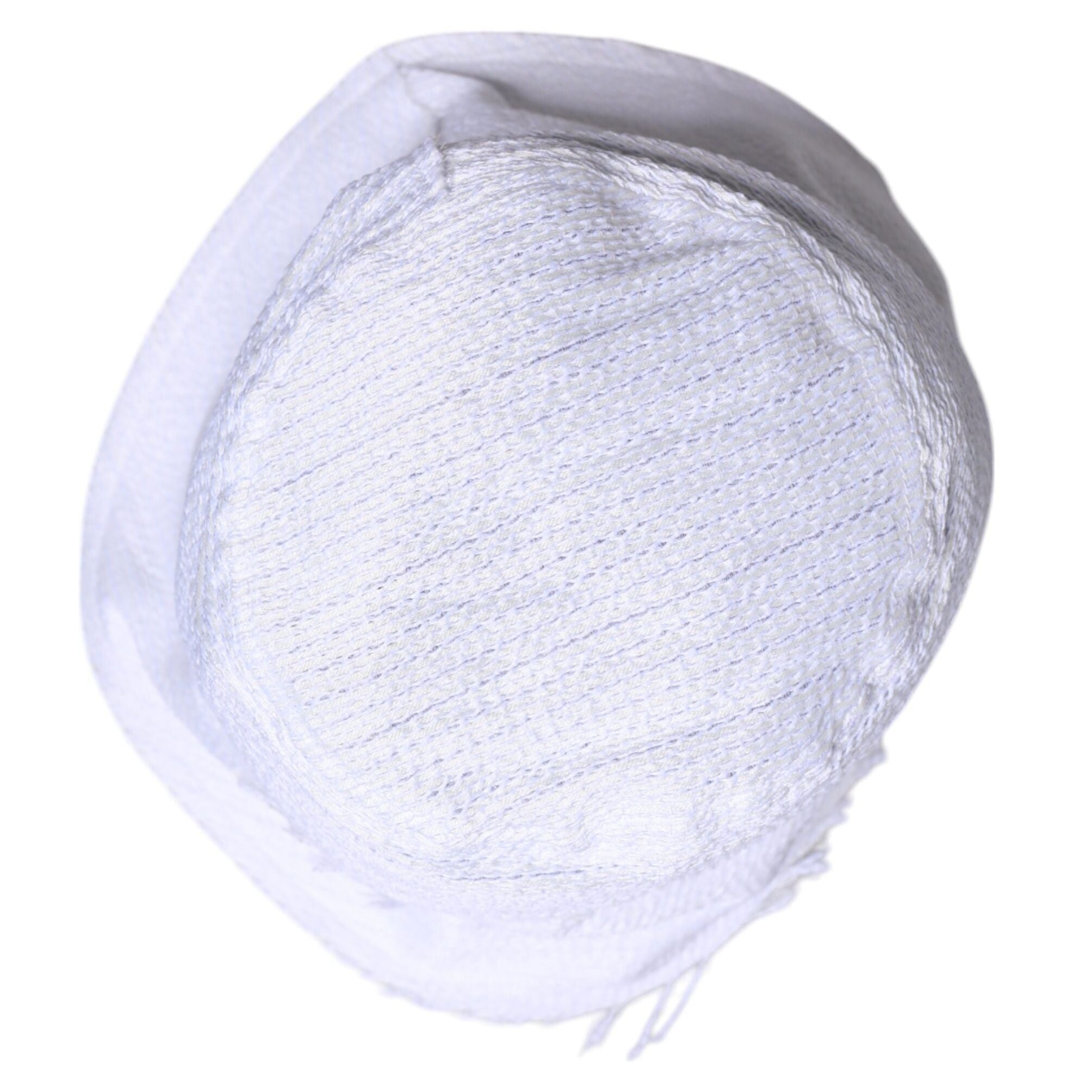Dolce & Gabbana White Polyester Wide Brim Bucket Hat