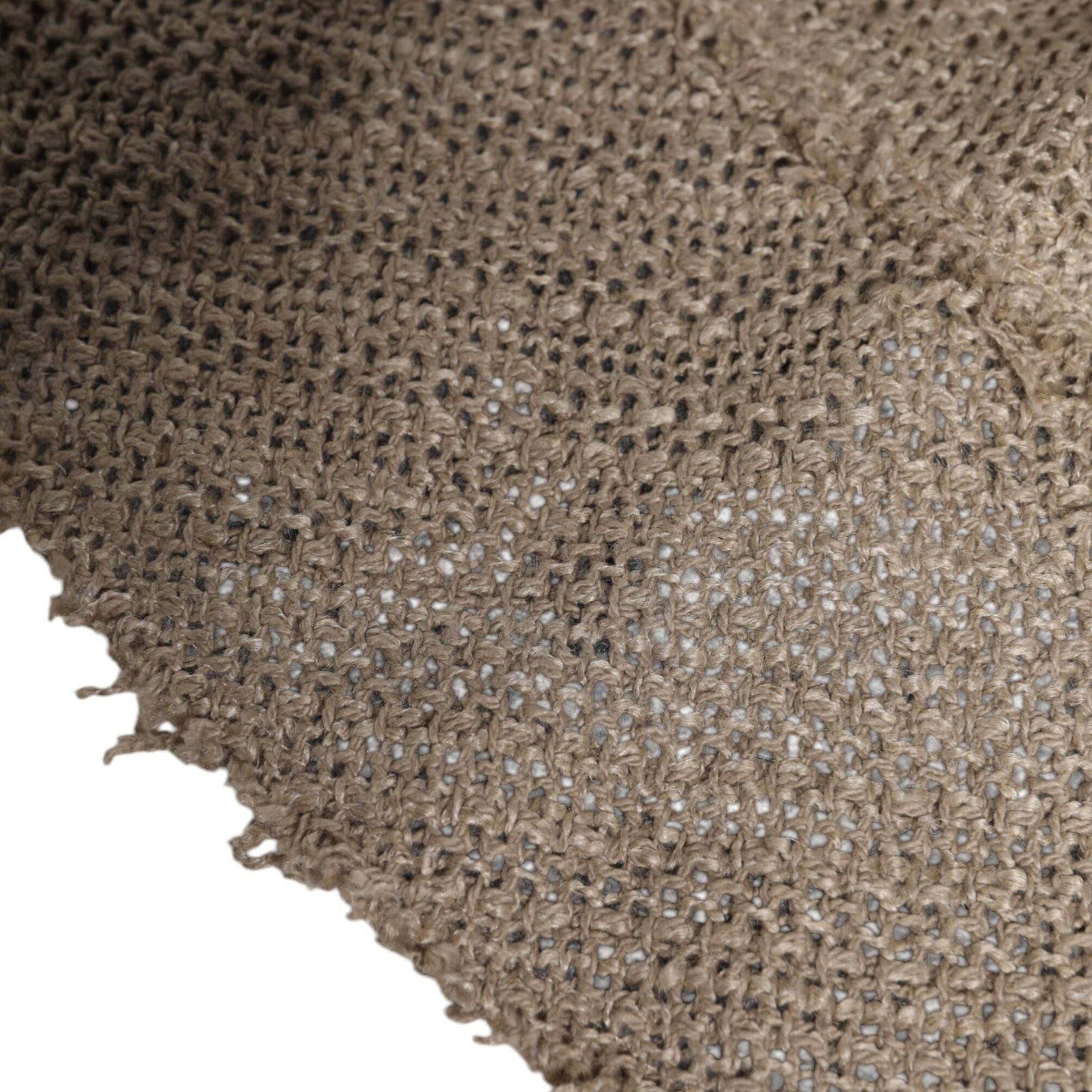Dolce & Gabbana Beige Linen Wide Brim Bucket Hat