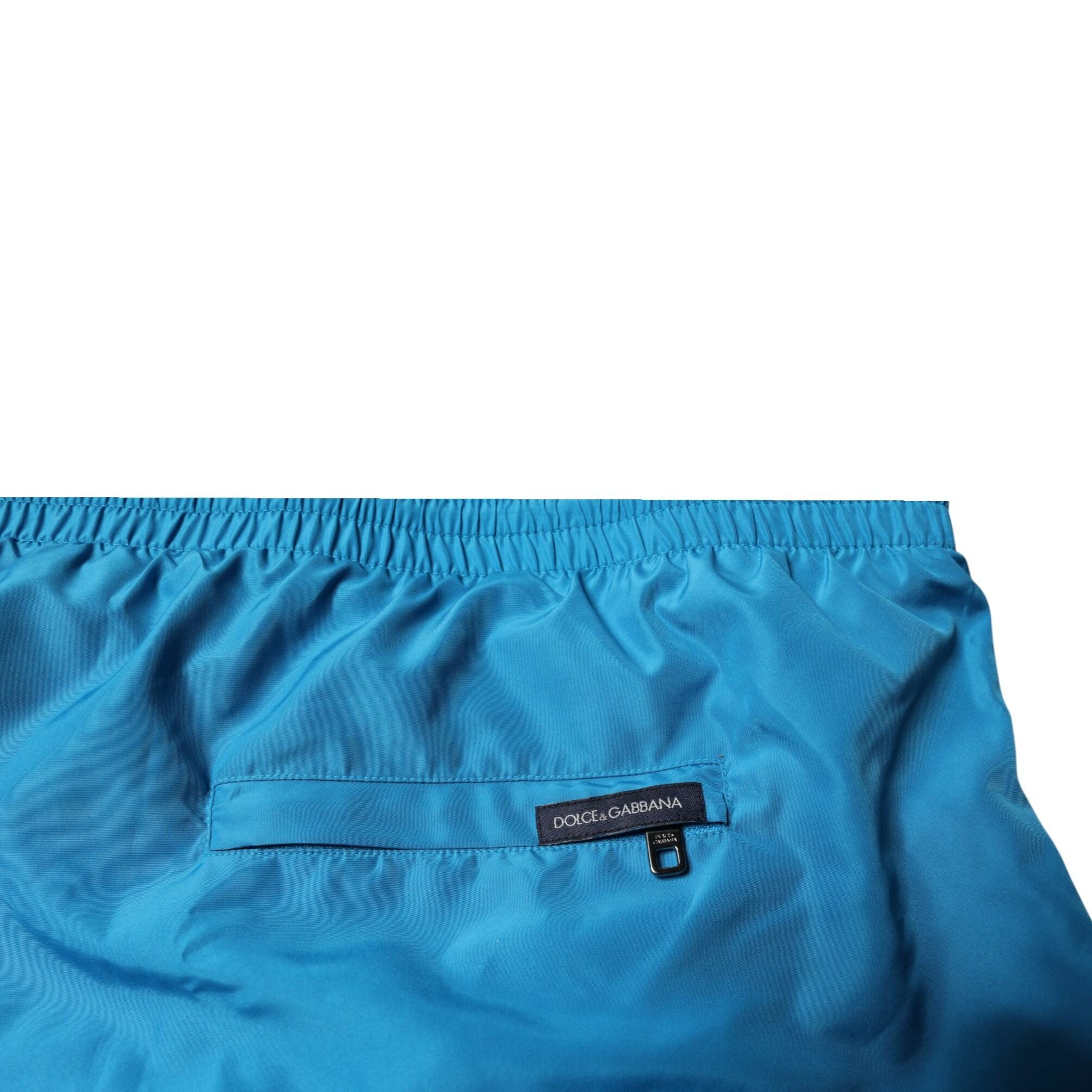 Dolce & Gabbana Turquoise Logo Beachwear Shorts 2Pc Swimwear