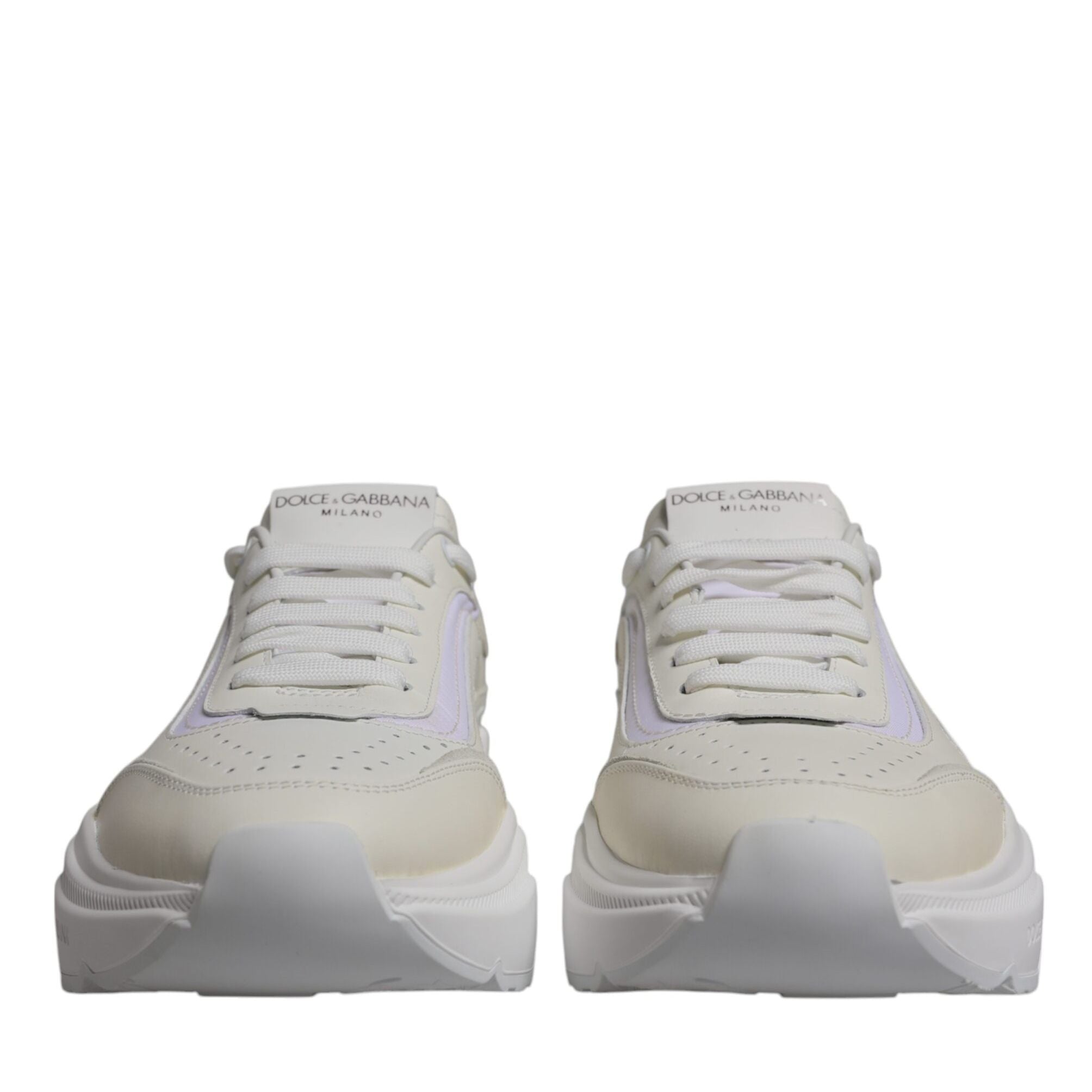 Dolce & Gabbana White Daymaster Low Top Sneakers Shoes