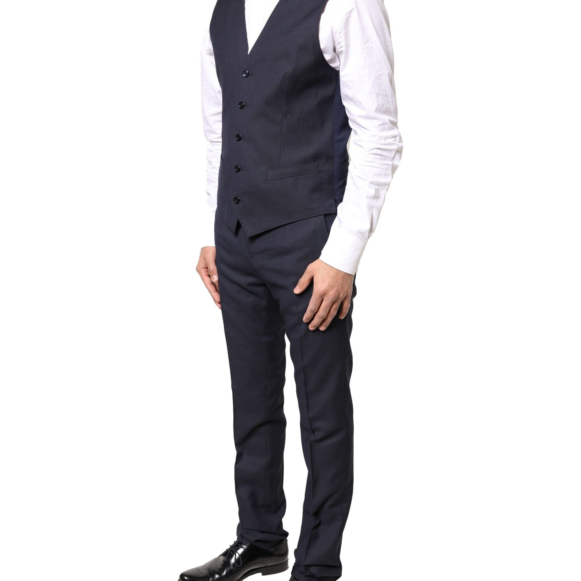 Dolce & Gabbana Black Fantasy MARTINI 3 Piece Formal Suit