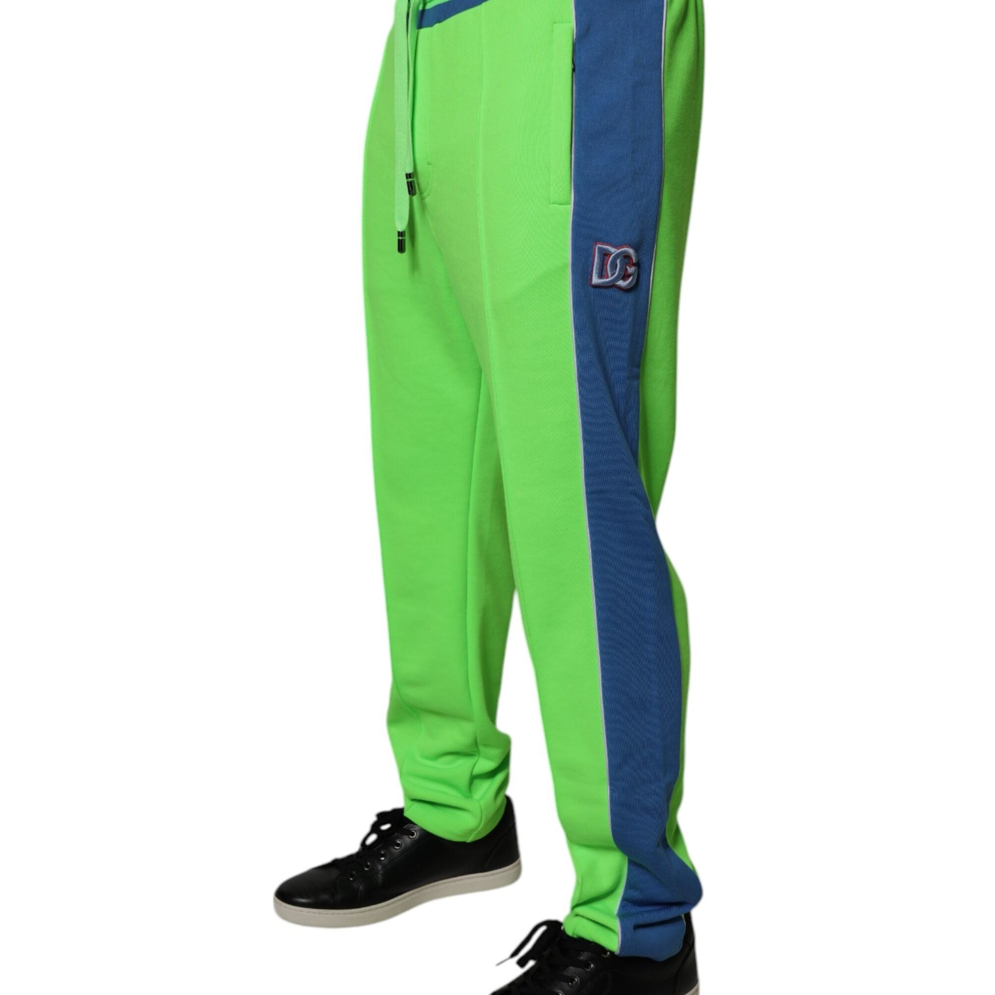 Dolce & Gabbana Green Blue Jogger Sweatpants Pants