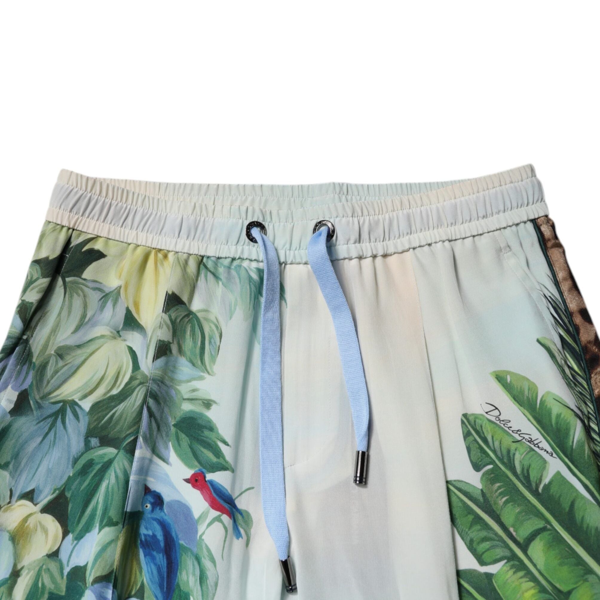 Dolce & Gabbana Multicolor Tropical Jogger Sweatpants Pants