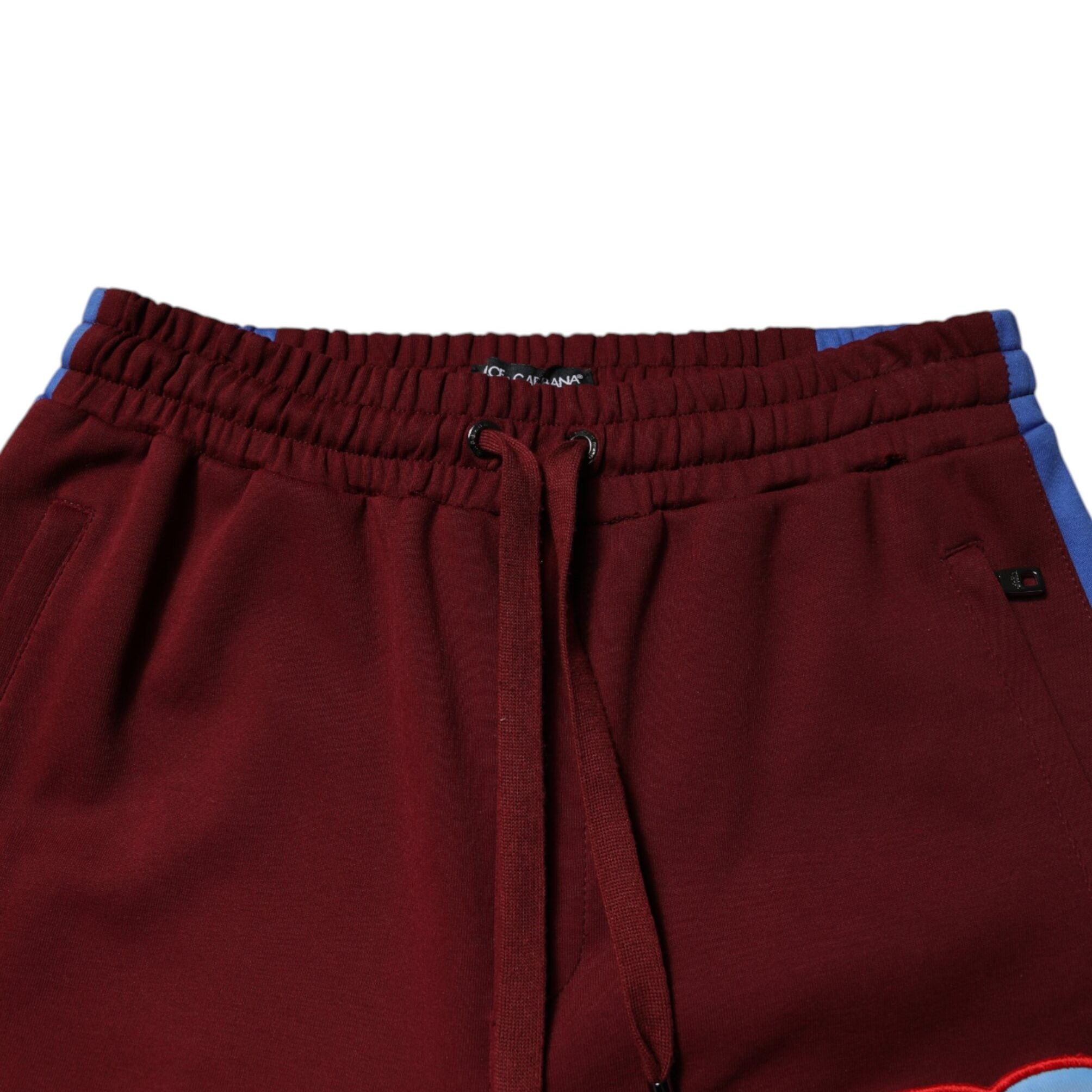 Dolce & Gabbana Multicolor Cotton Men Jogger Sweatpants Pants