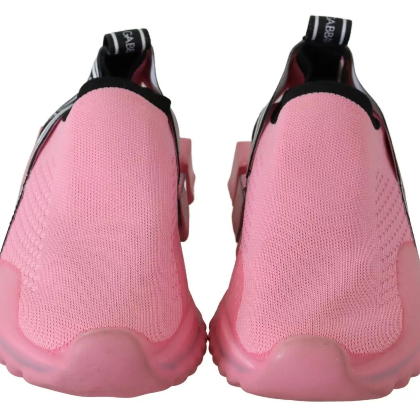 Dolce & Gabbana Pink Low Top Sorrento Sneakers Slip On Casual Shoes