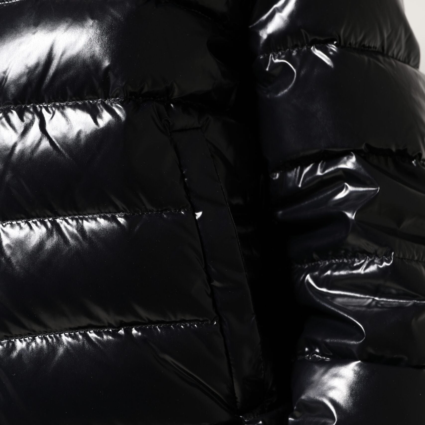Dolce & Gabbana Black Logo Plaque Full Zip Puffer Jacket