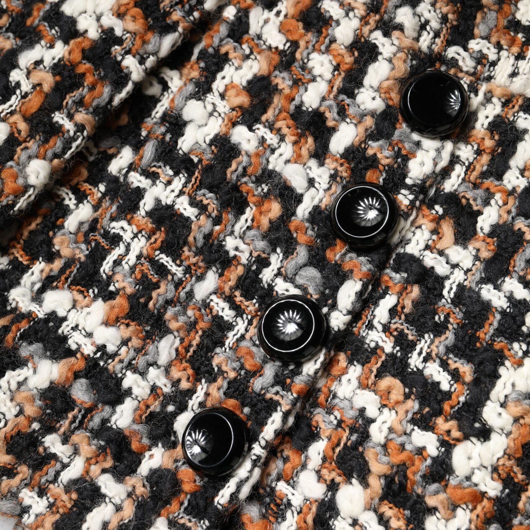 Dolce & Gabbana Multicolor High Waist Tartan Tweed Mini Skirt
