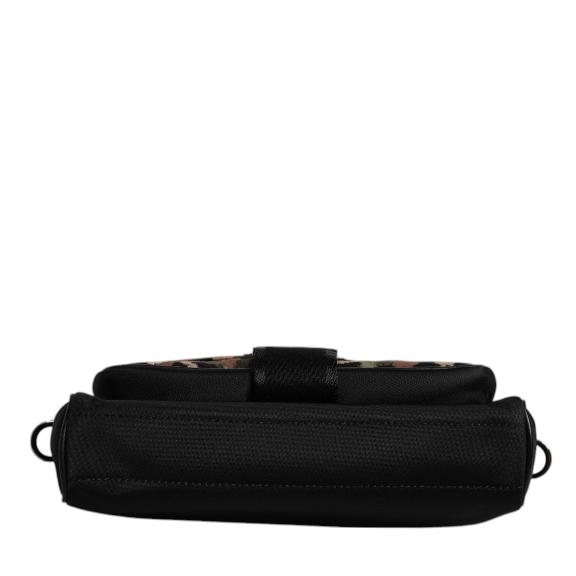 Dolce & Gabbana Multicolor Leopard Jacquard Crossbody Bag