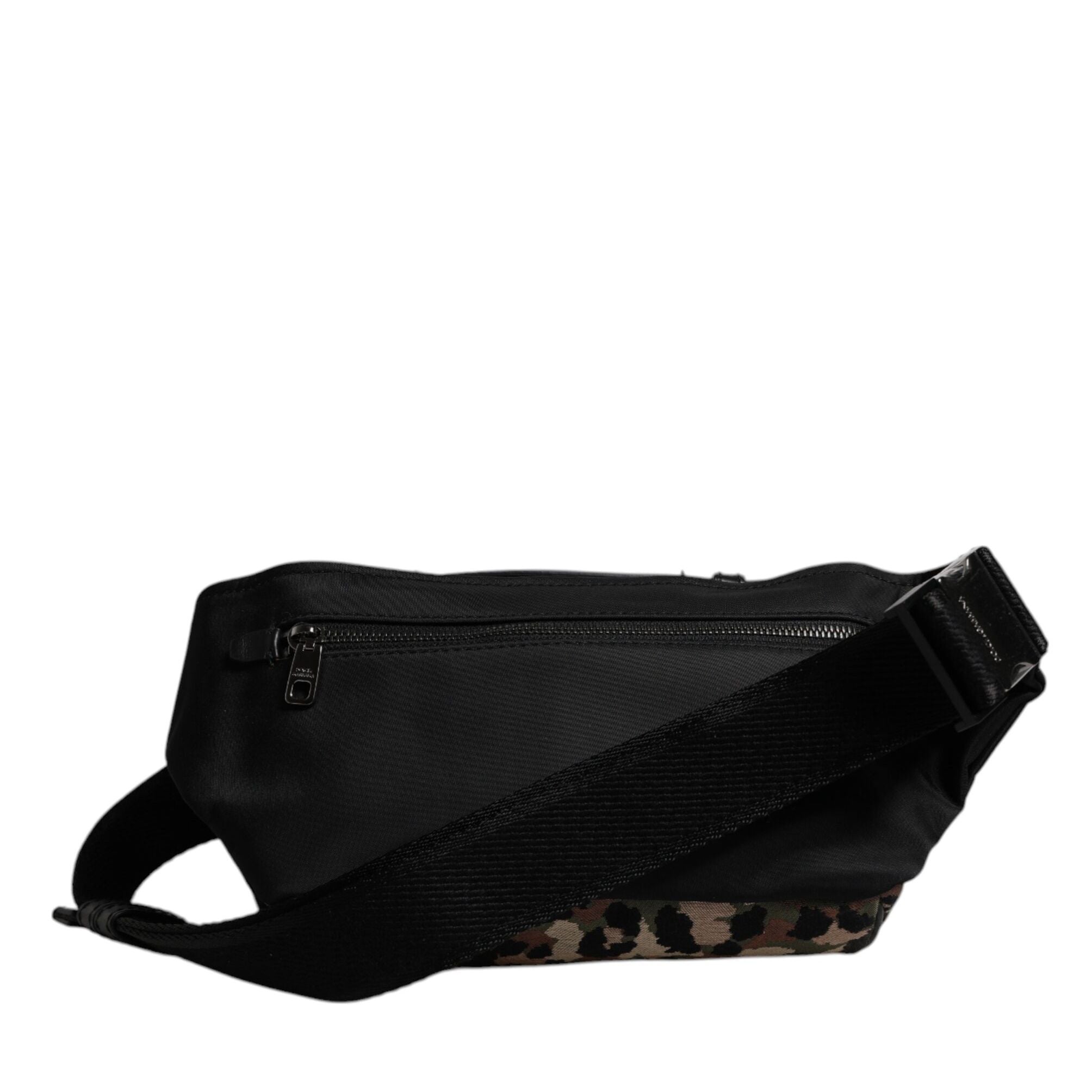Dolce & Gabbana Multicolor Leopard DG Logo Belt Waist Fanny Pack Bag