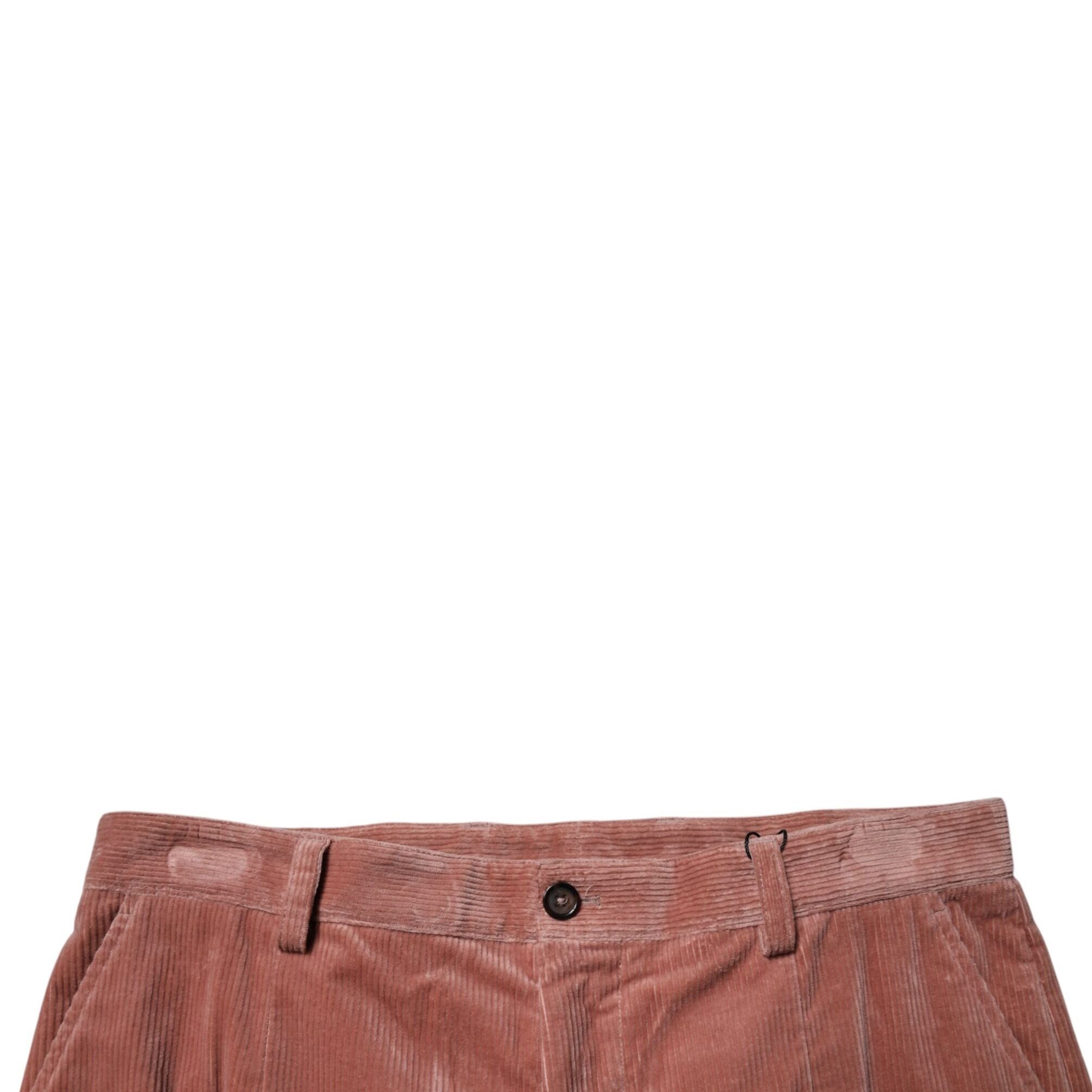 Dolce & Gabbana Brown Corduroy Cotton Cargo Men Denim Jeans