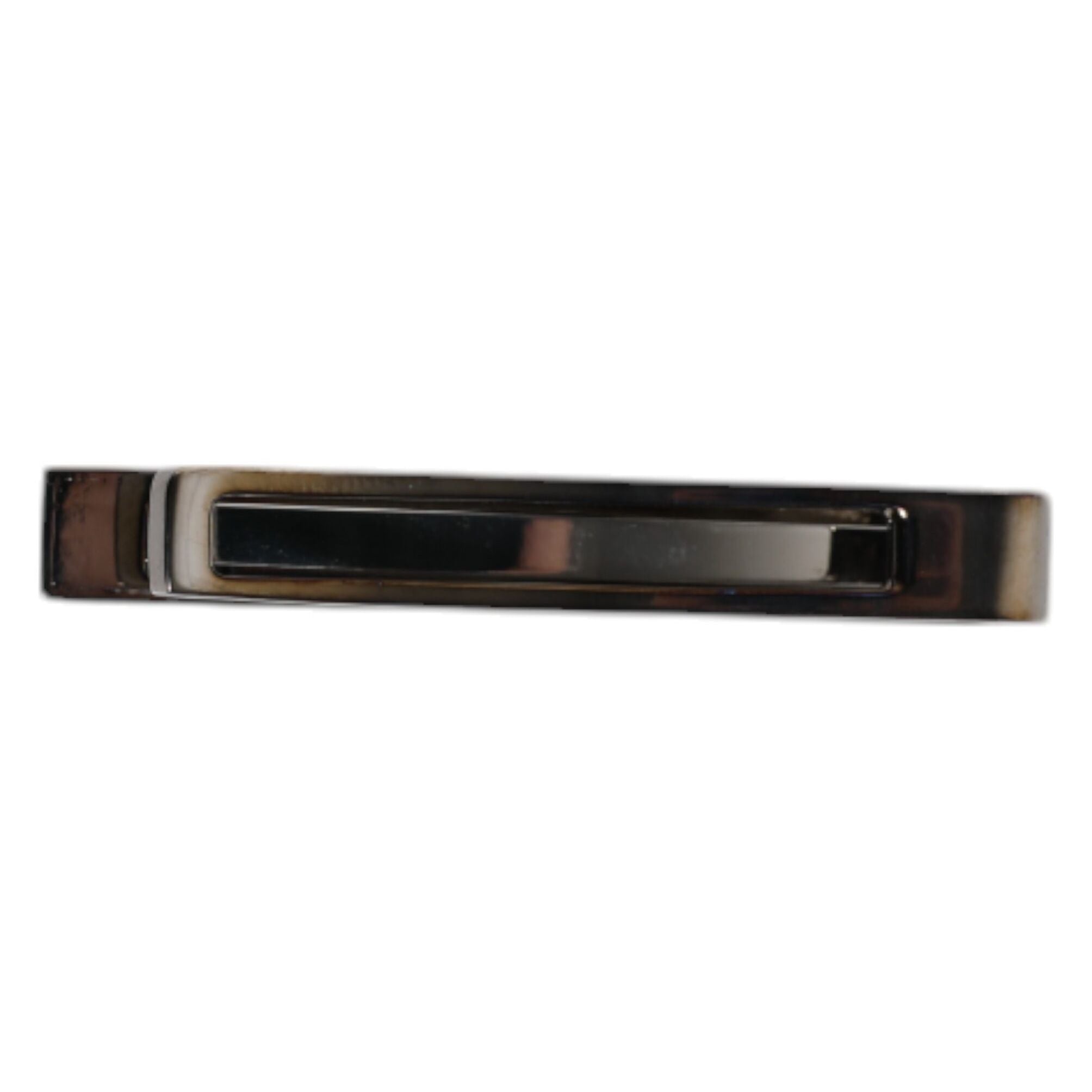 Dolce & Gabbana Black Tone Brass Logo Branded Tie Clip Bar
