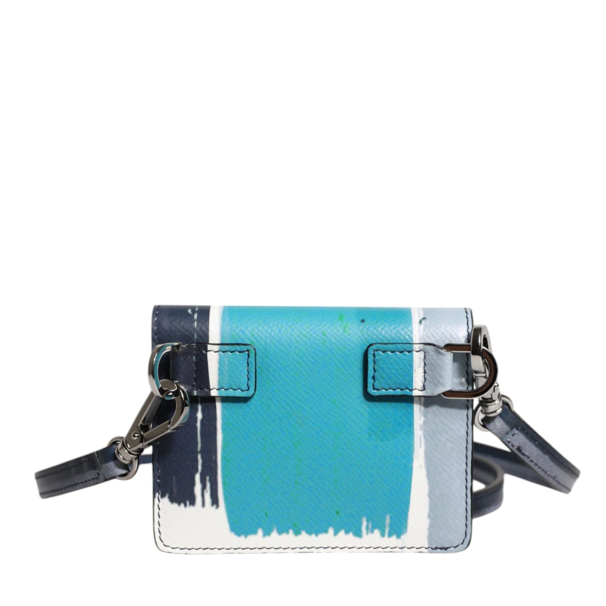 Dolce & Gabbana Multicolor Leather DG Logo Bifold Card Holder Wallet