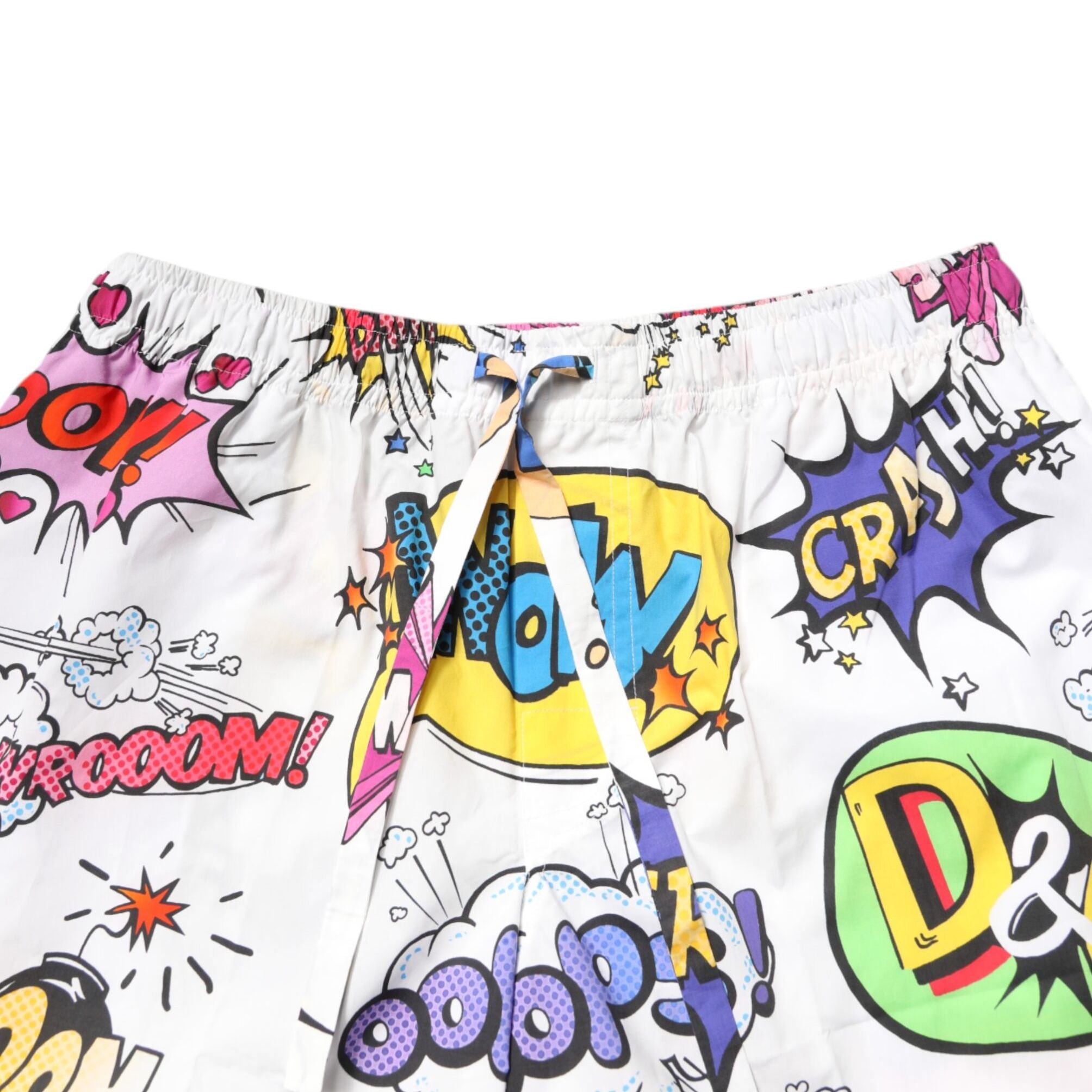 Dolce & Gabbana White Cartoon Print Cotton Men Pajama Set Sleepwear