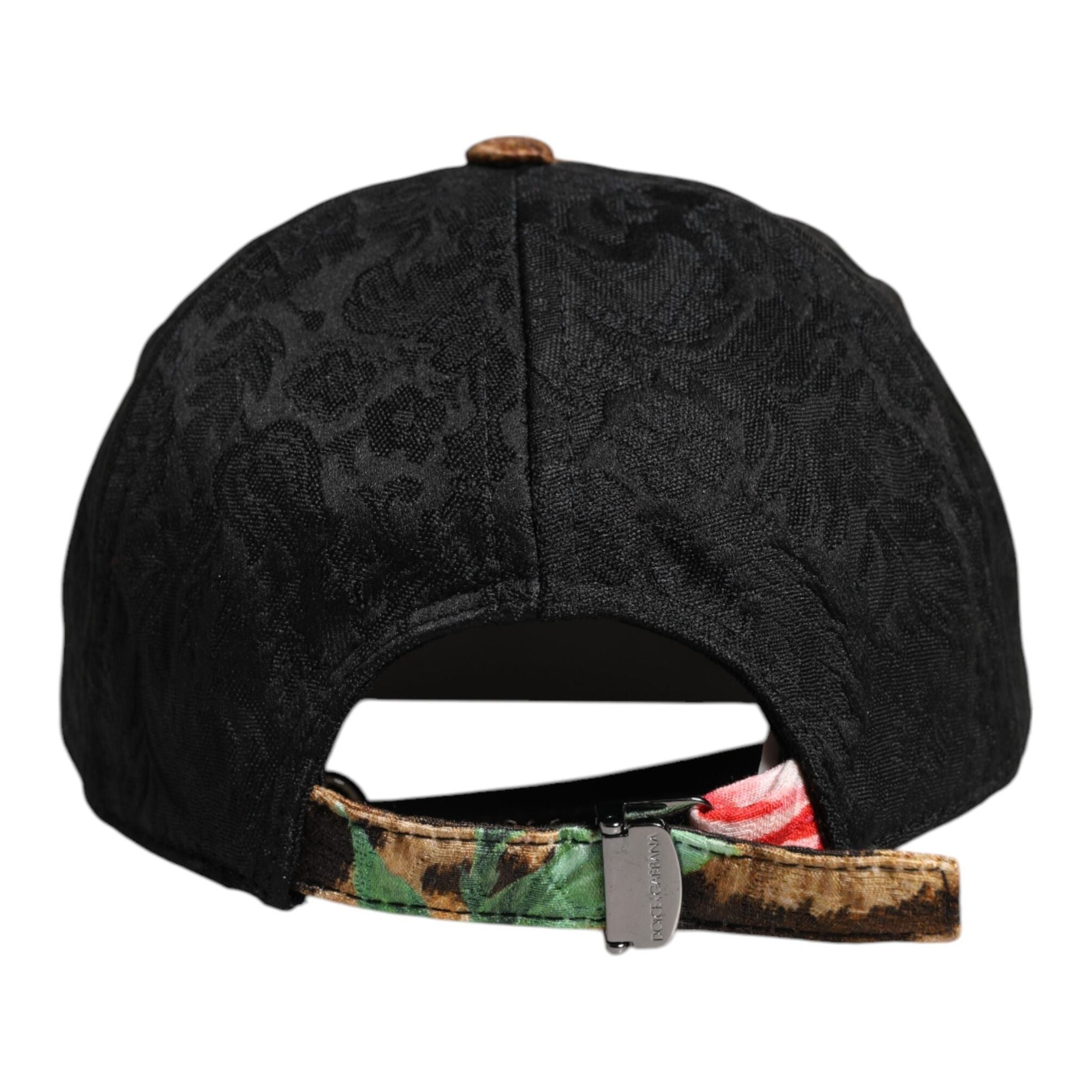 Dolce & Gabbana Multicolor DG Logo Patch 6 Panels Baseball Cap