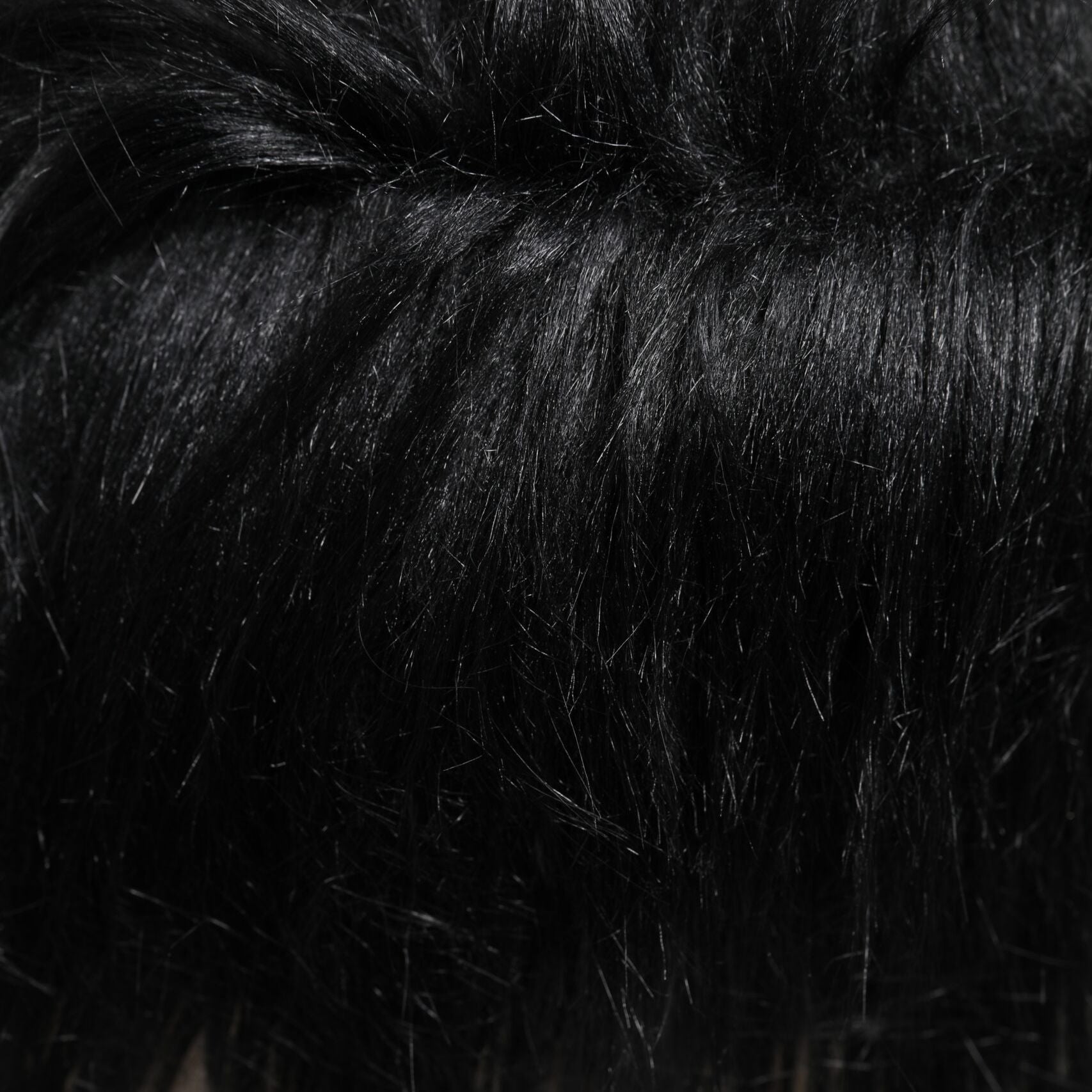 Dolce & Gabbana Black Faux Fur Bucket Hat
