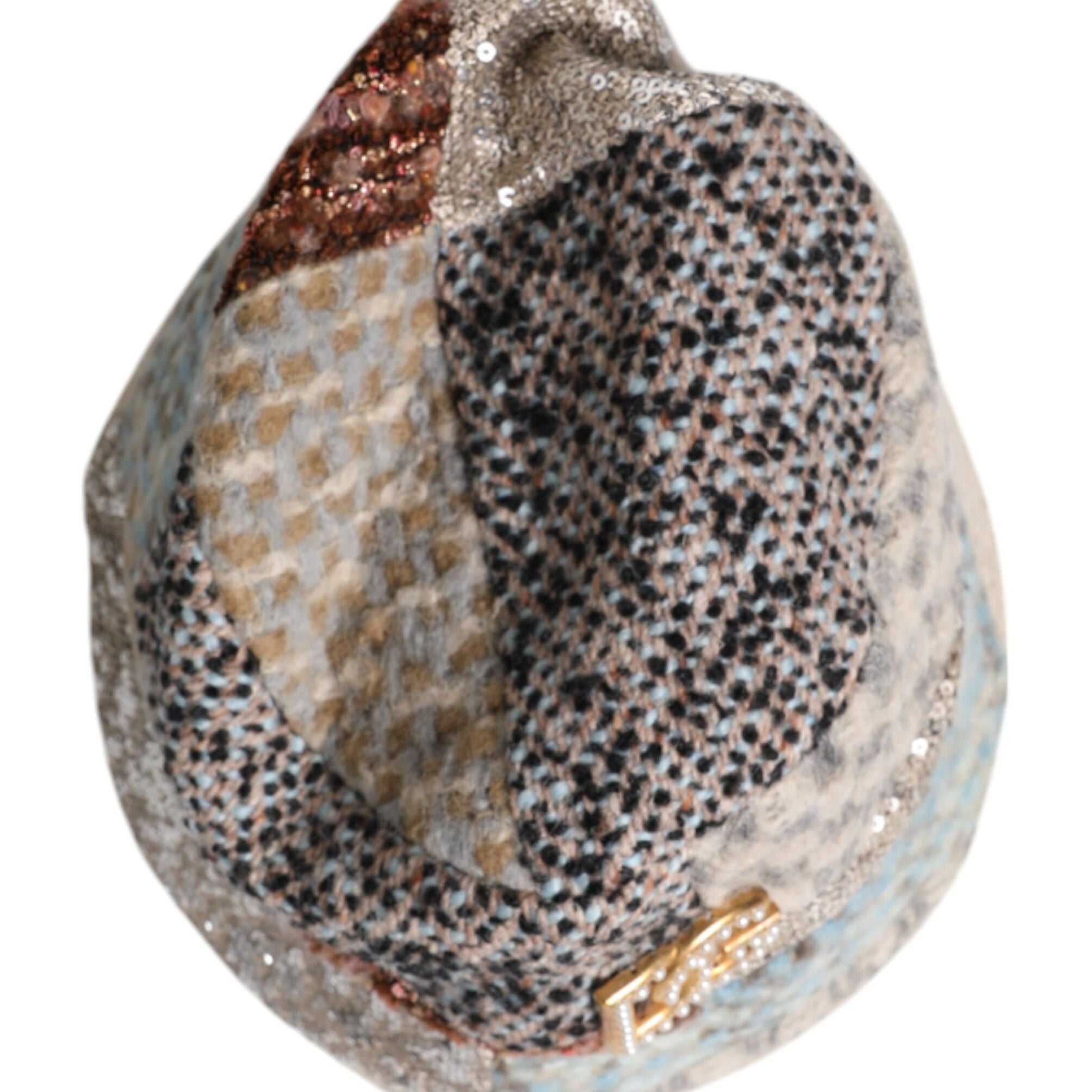 Dolce & Gabbana Multicolor Patchwork Embellished Bucket Hat