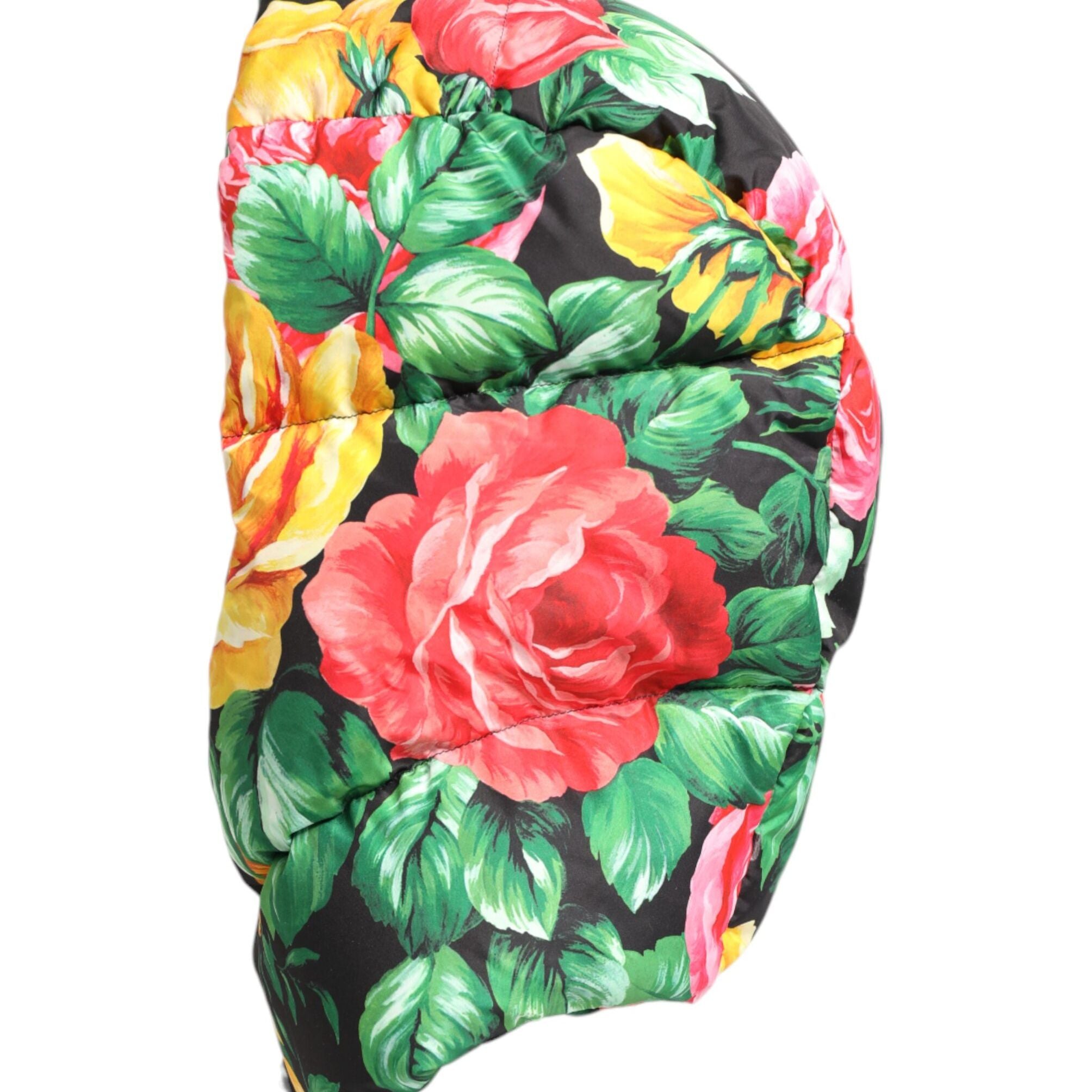 Dolce & Gabbana Multicolor Floral Print Whole Head Wrap Hat