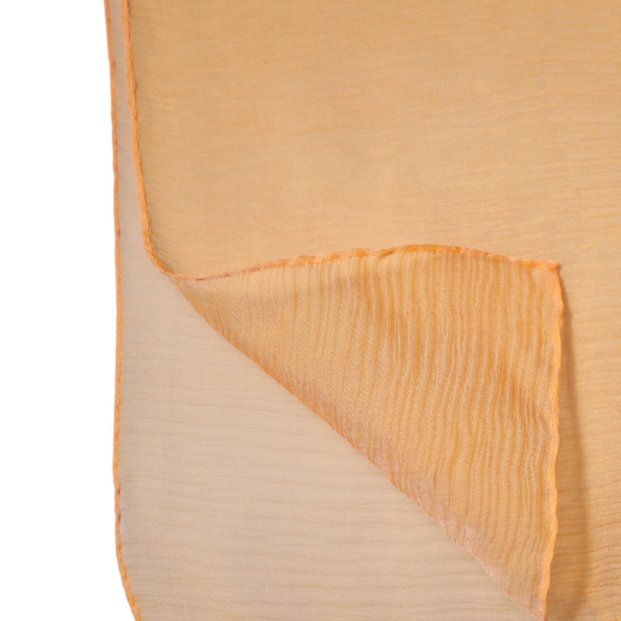 Dolce & Gabbana Orange Silk Rectangle Wrap Shawl Scarf