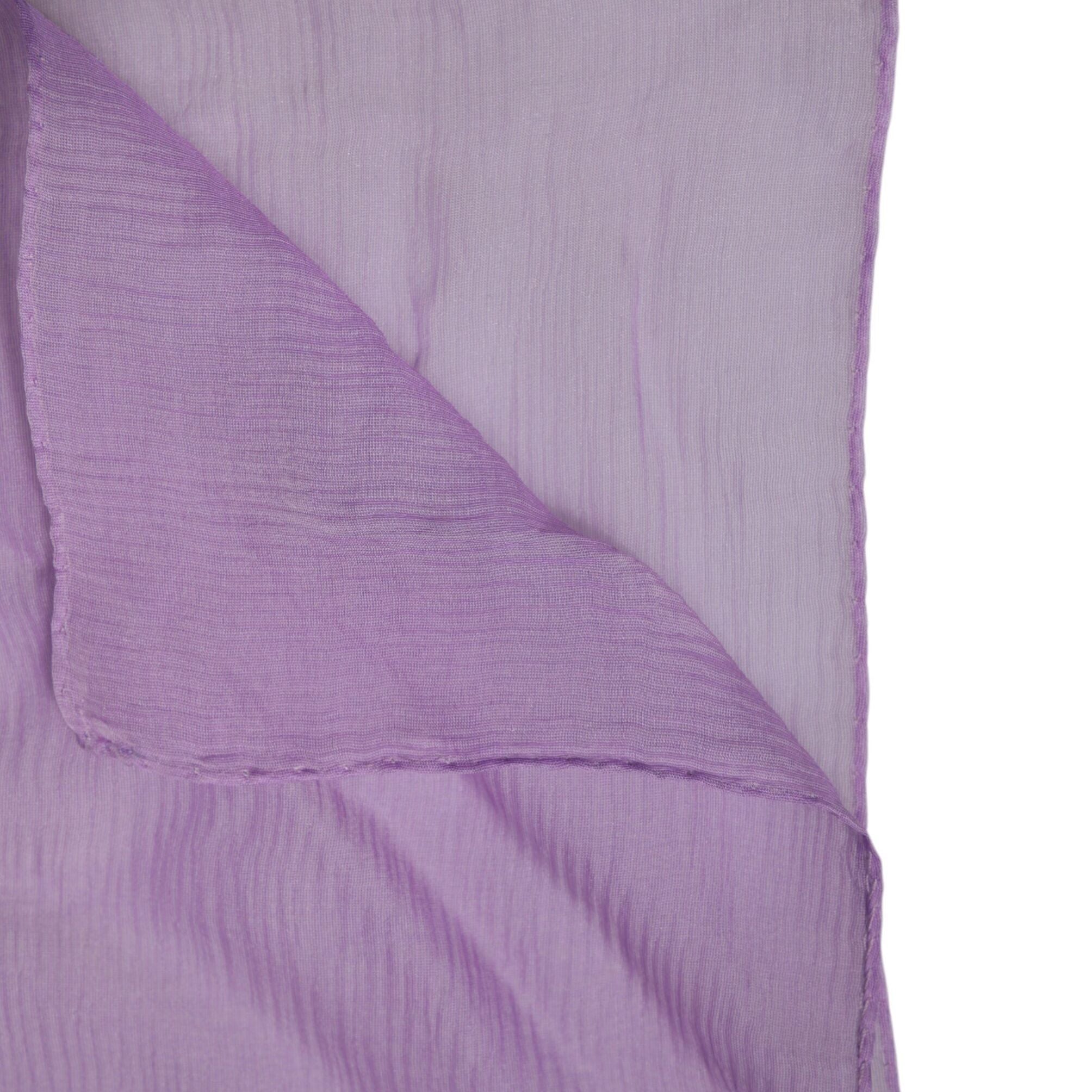 Dolce & Gabbana Purple Silk Rectangle Wrap Shawl Scarf