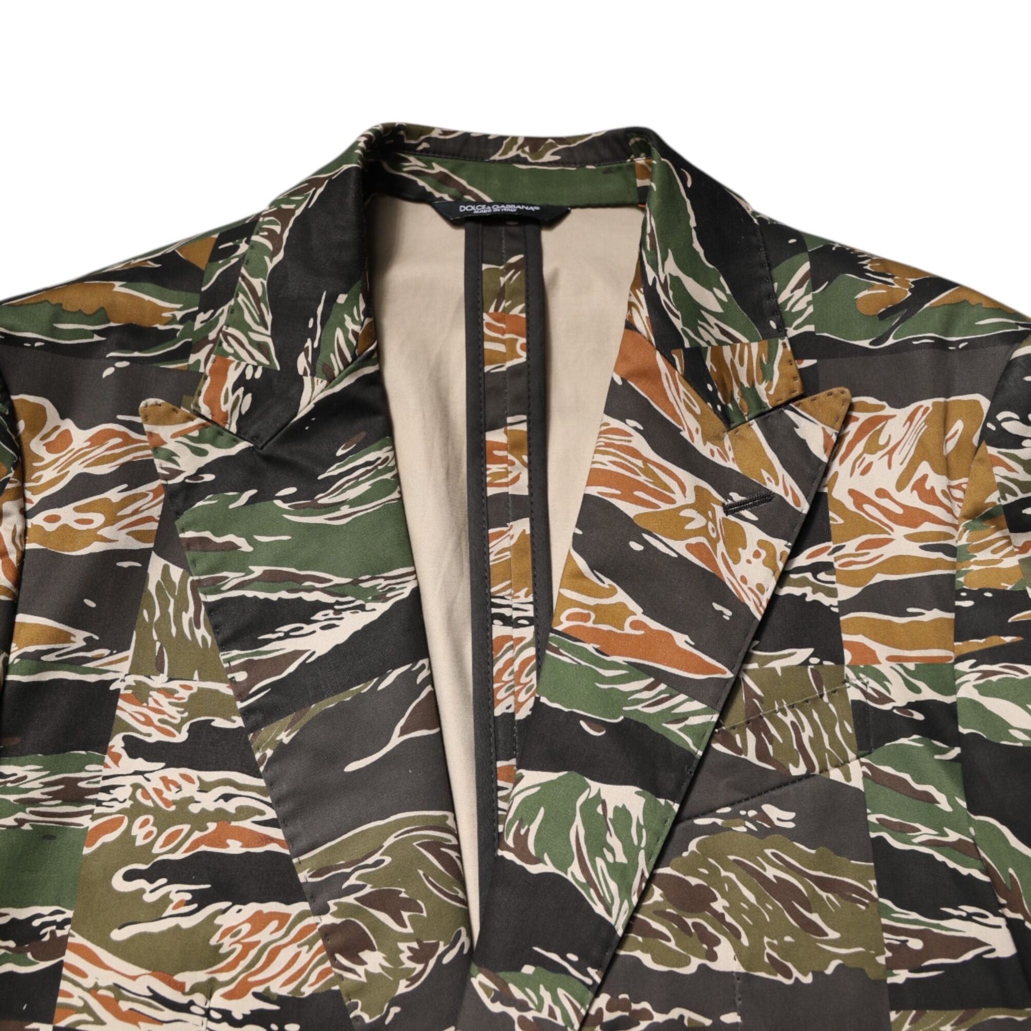 Dolce & Gabbana Multicolor TAORMINA Single Breasted 2 Piece Suit