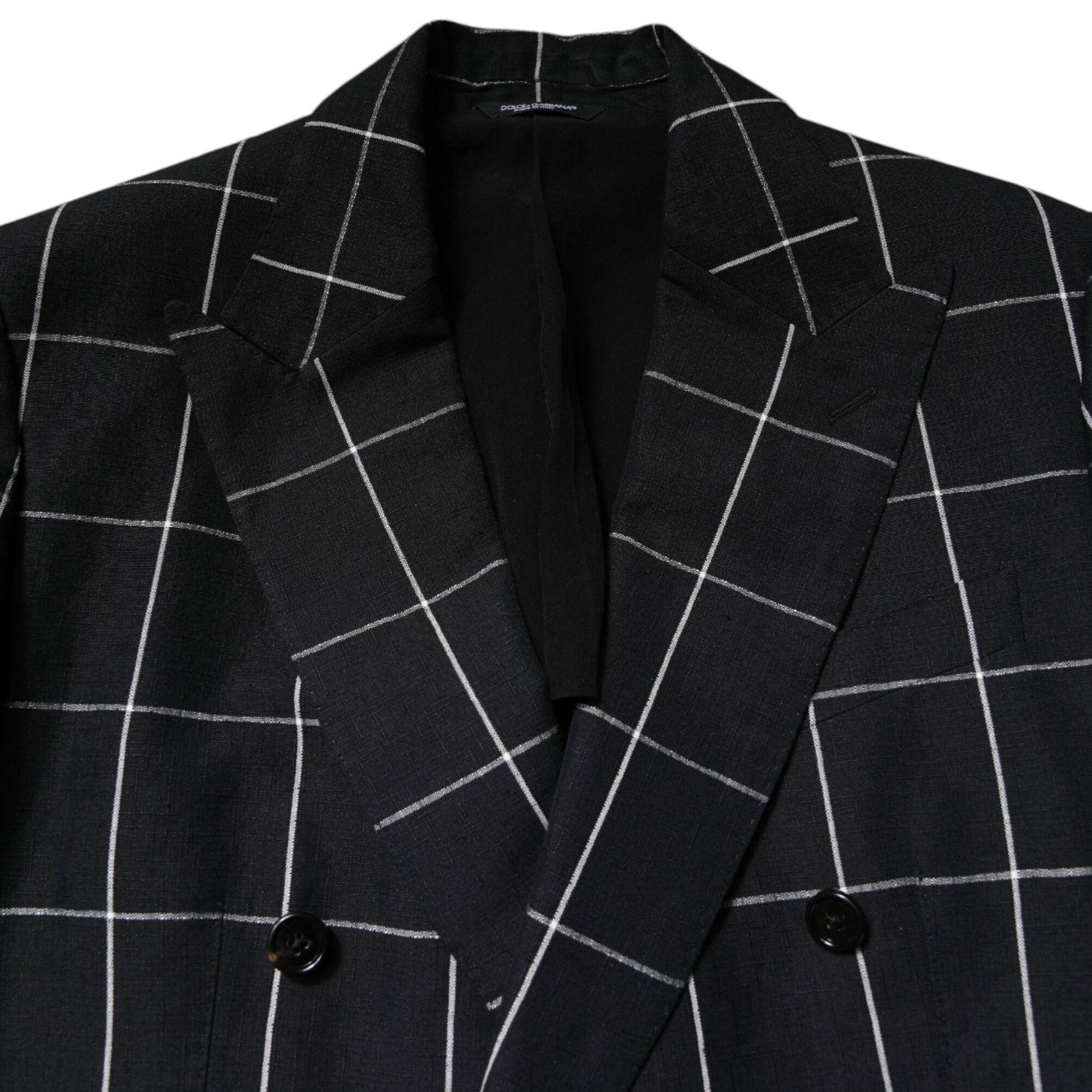Dolce & Gabbana Black TAORMINA Double Breasted 2 Piece Suit